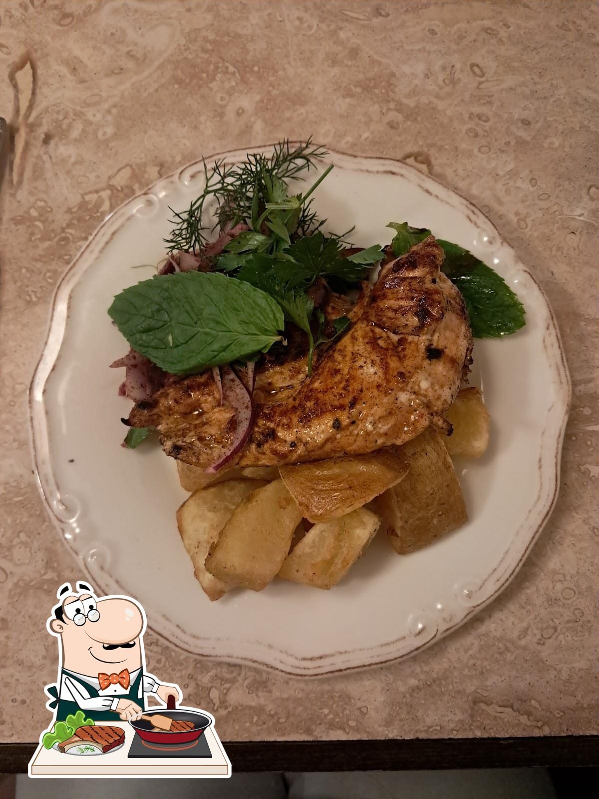 A Mediterranean-inspired main course at Habak Potato Co.
