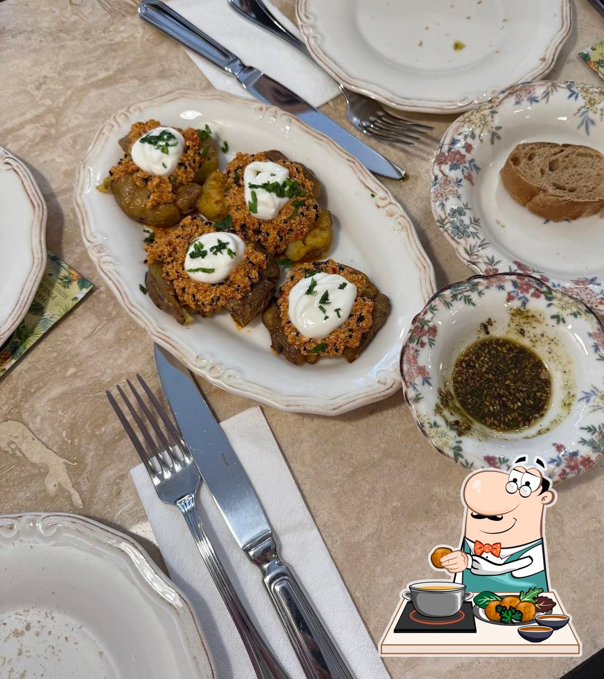A falafel plate at Habak Potato Co.