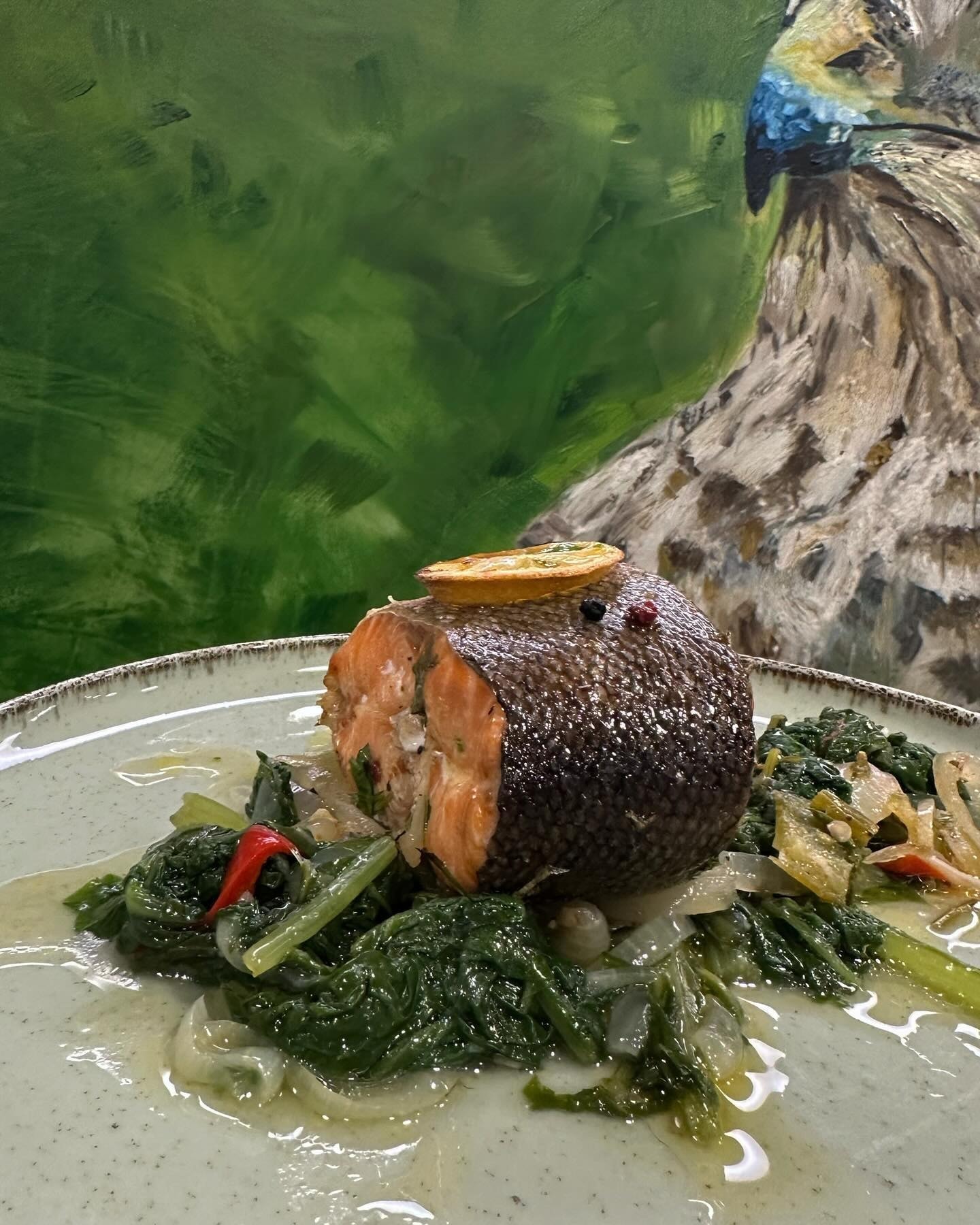 A carefully presented dish from Hayvore