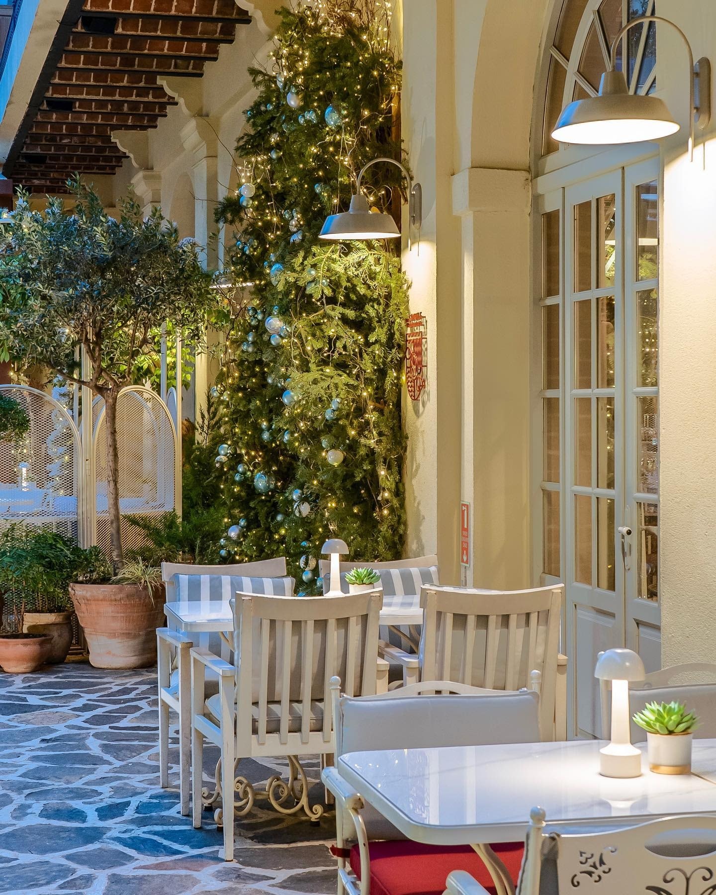 Il Cortile Galata: the daylight-filled dining room