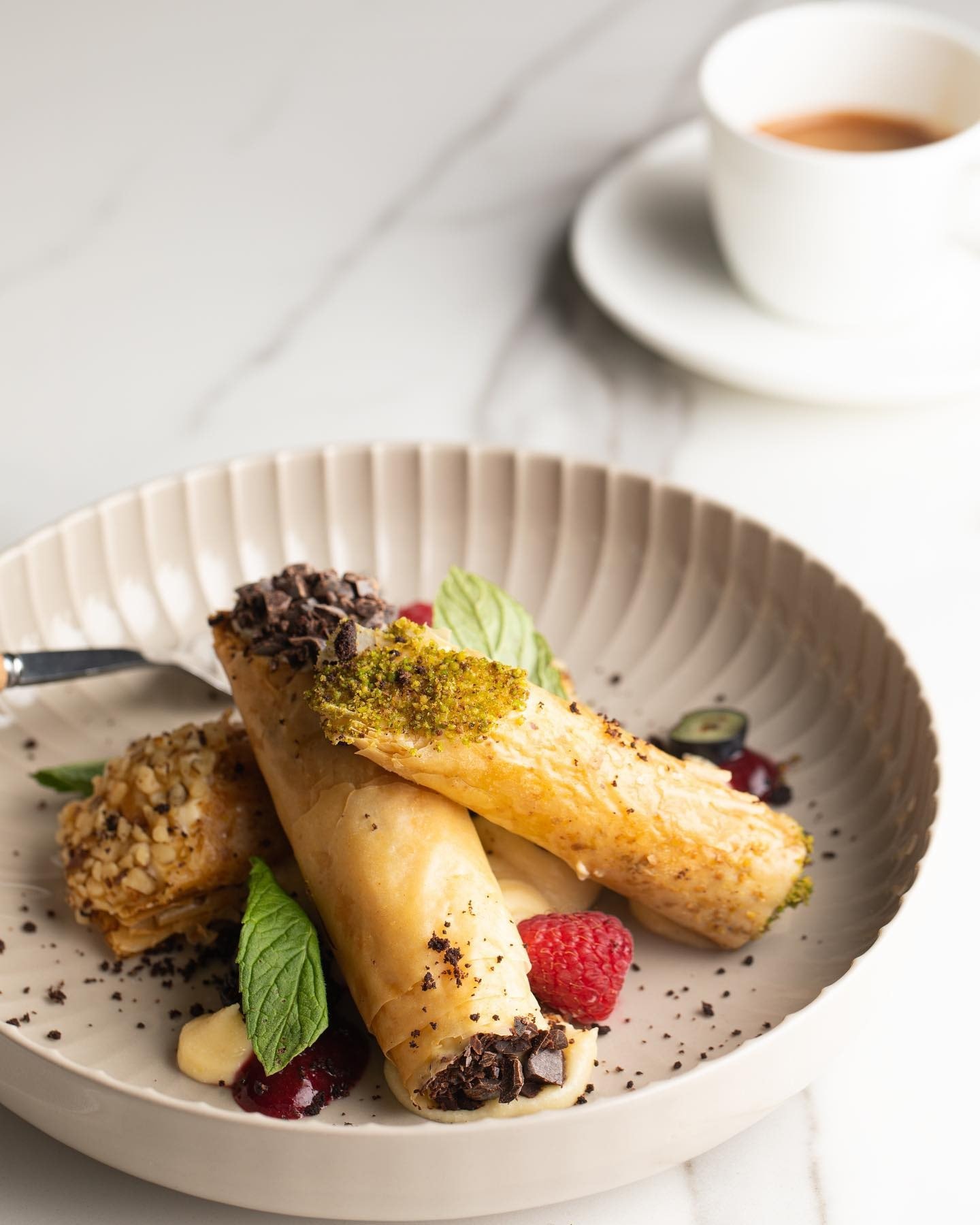 Il Cortile Galata: a carefully plated dish