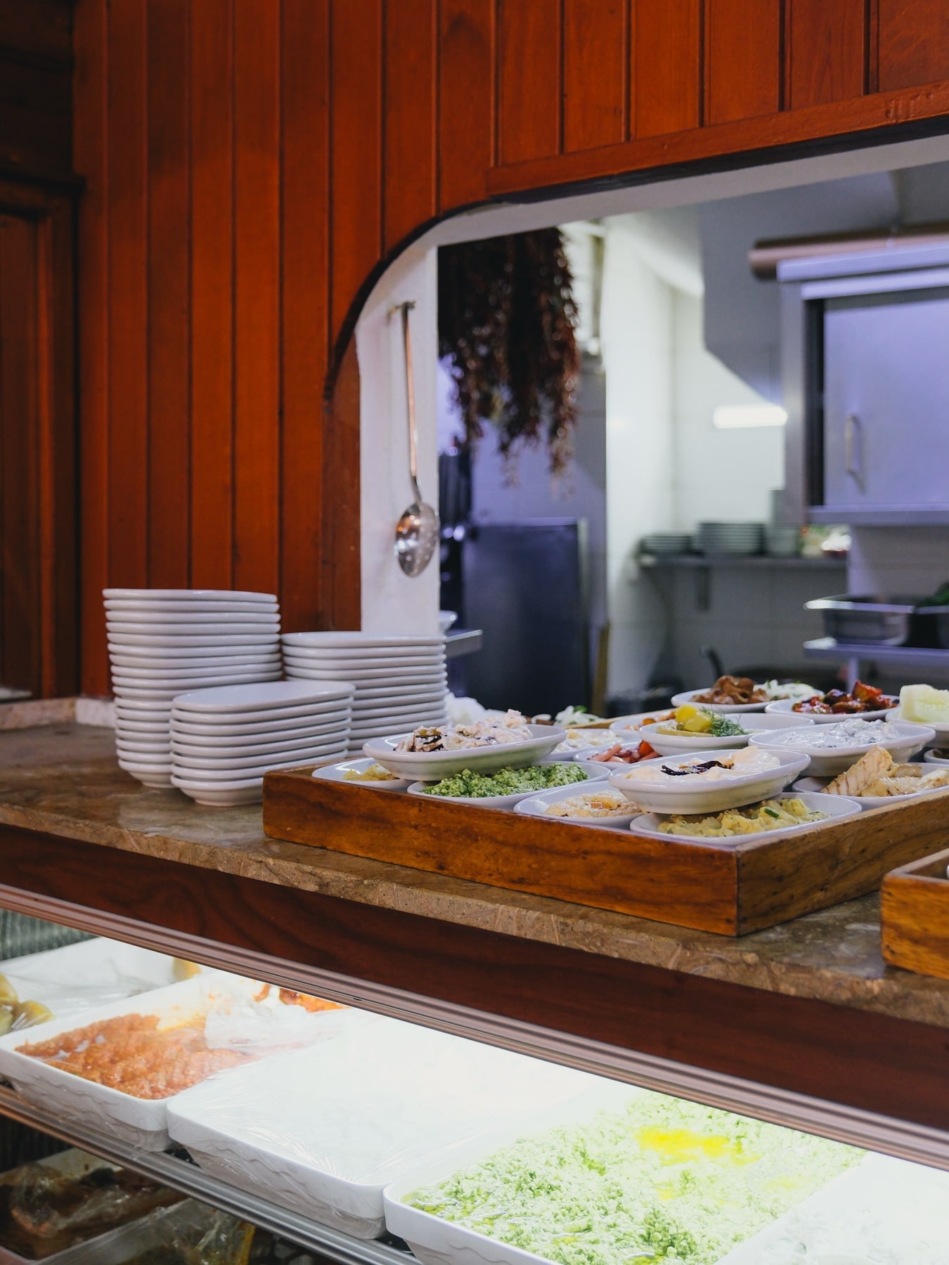 The Ismet Baba dining room in Kuzguncuk