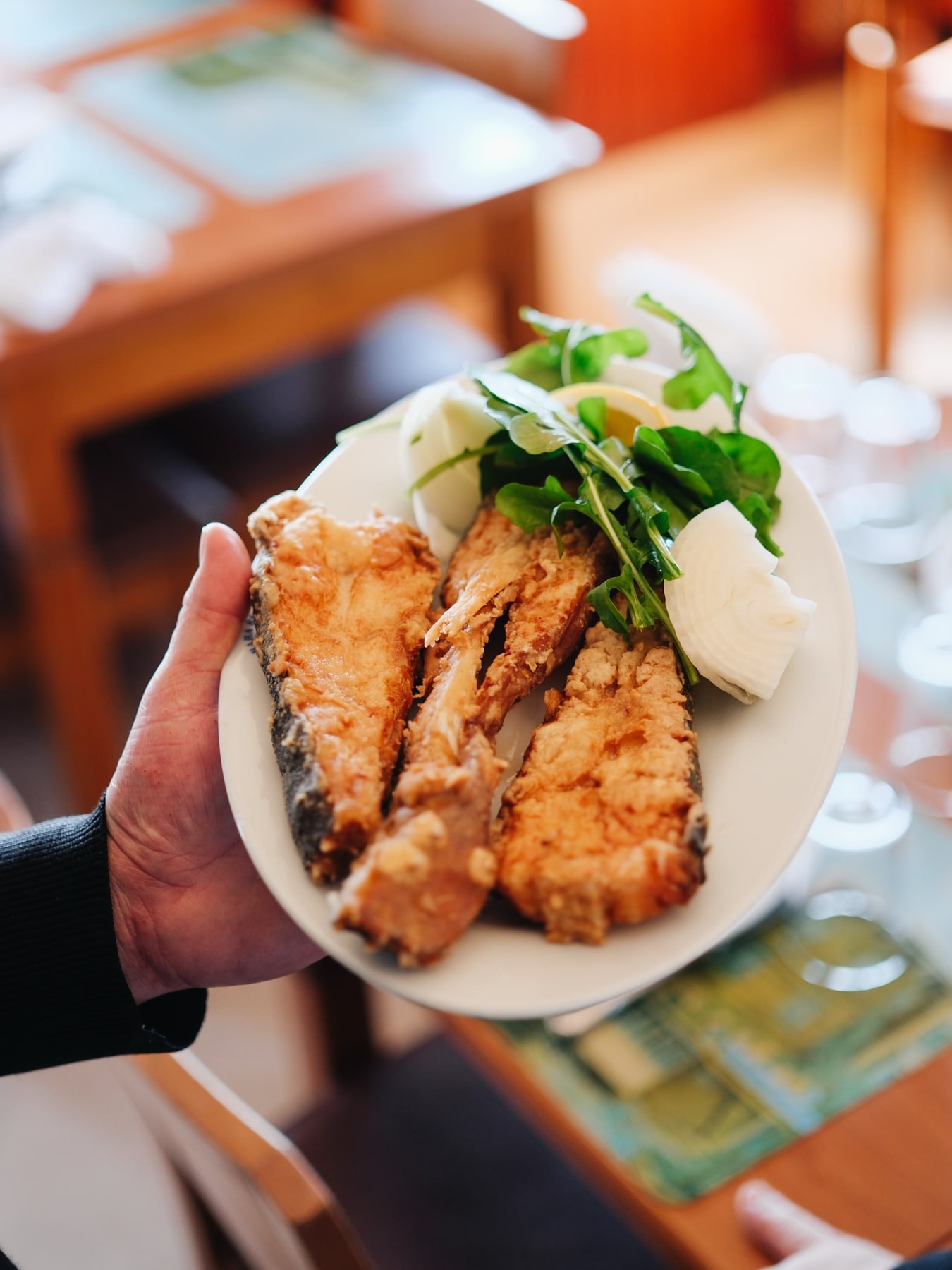 Grilled fish from the Ismet Baba kitchen