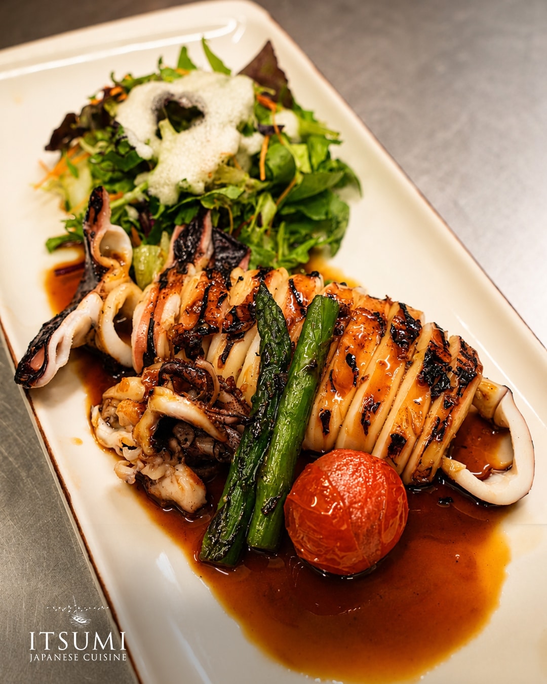 A carefully presented dish from Itsumi