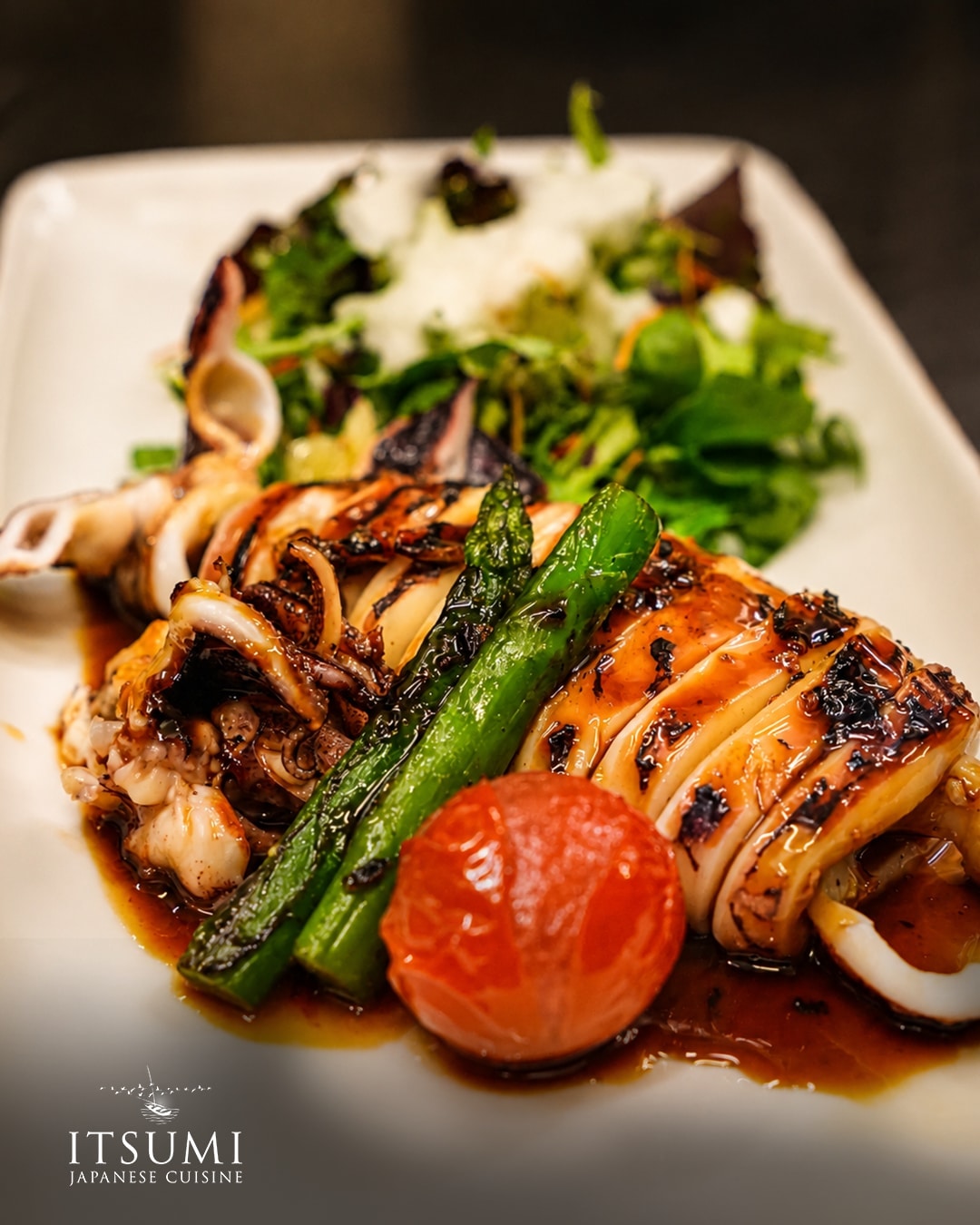 A carefully presented dish from Itsumi