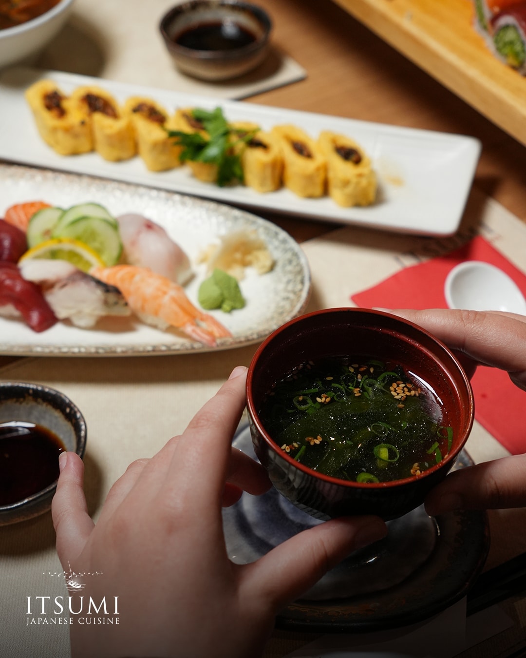 A carefully presented dish from Itsumi