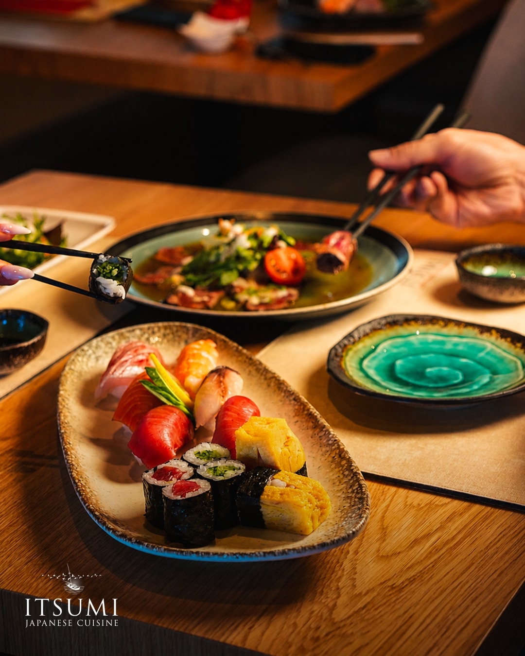 A carefully presented dish from Itsumi