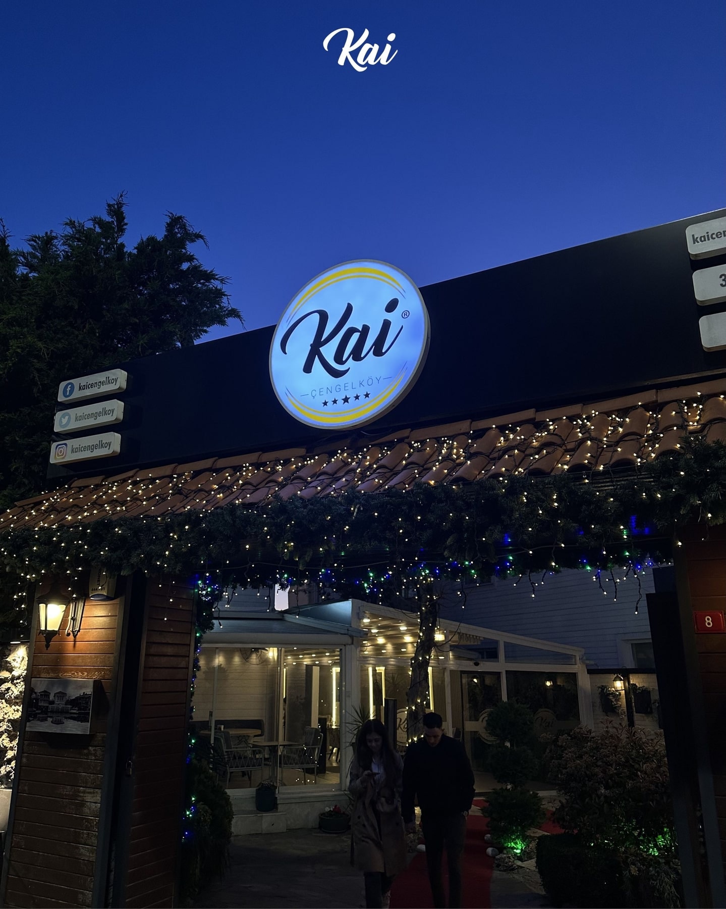 Kai Çengelköy: dış cephe ve giriş