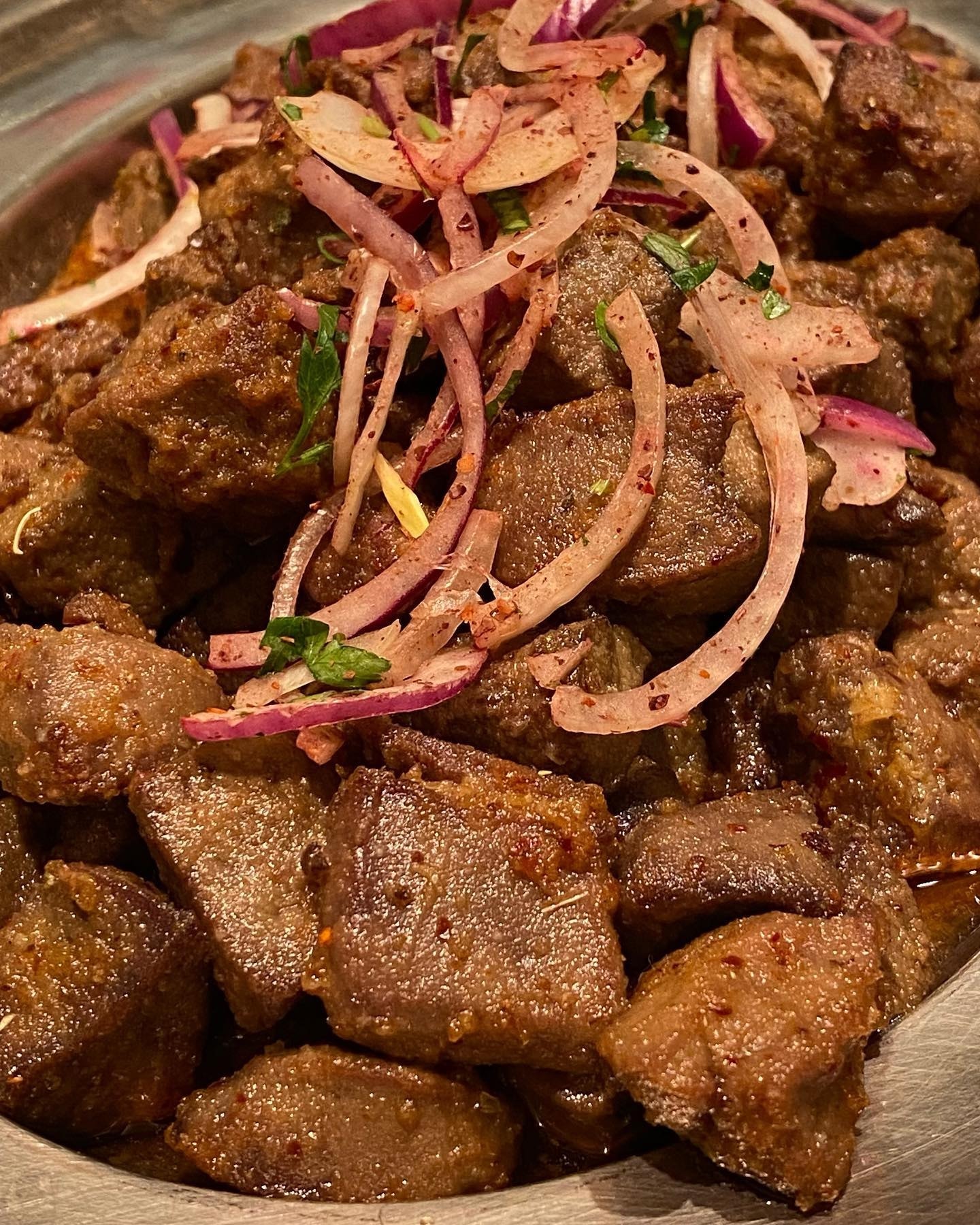 A carefully presented dish from Karaköy Lokantası
