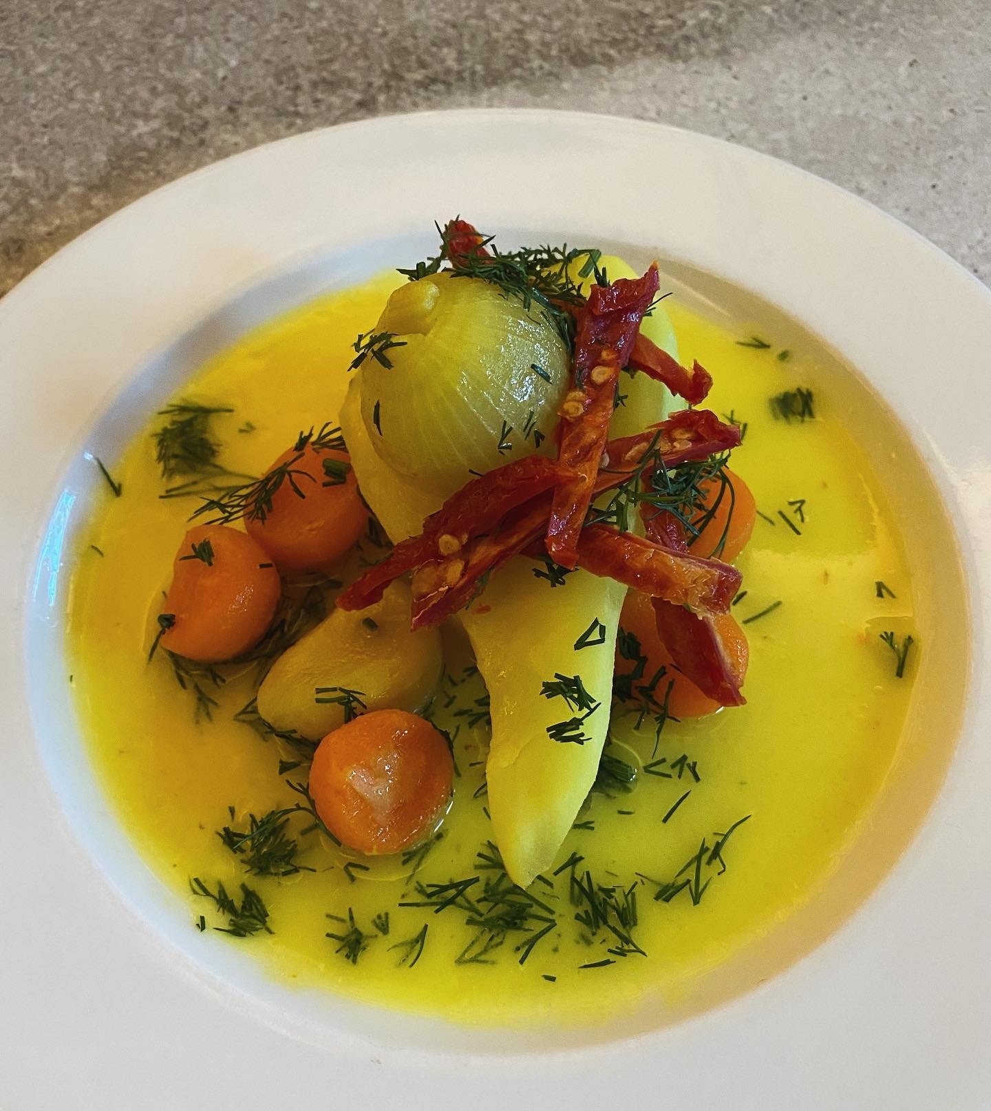 A carefully presented dish from Karaköy Lokantası