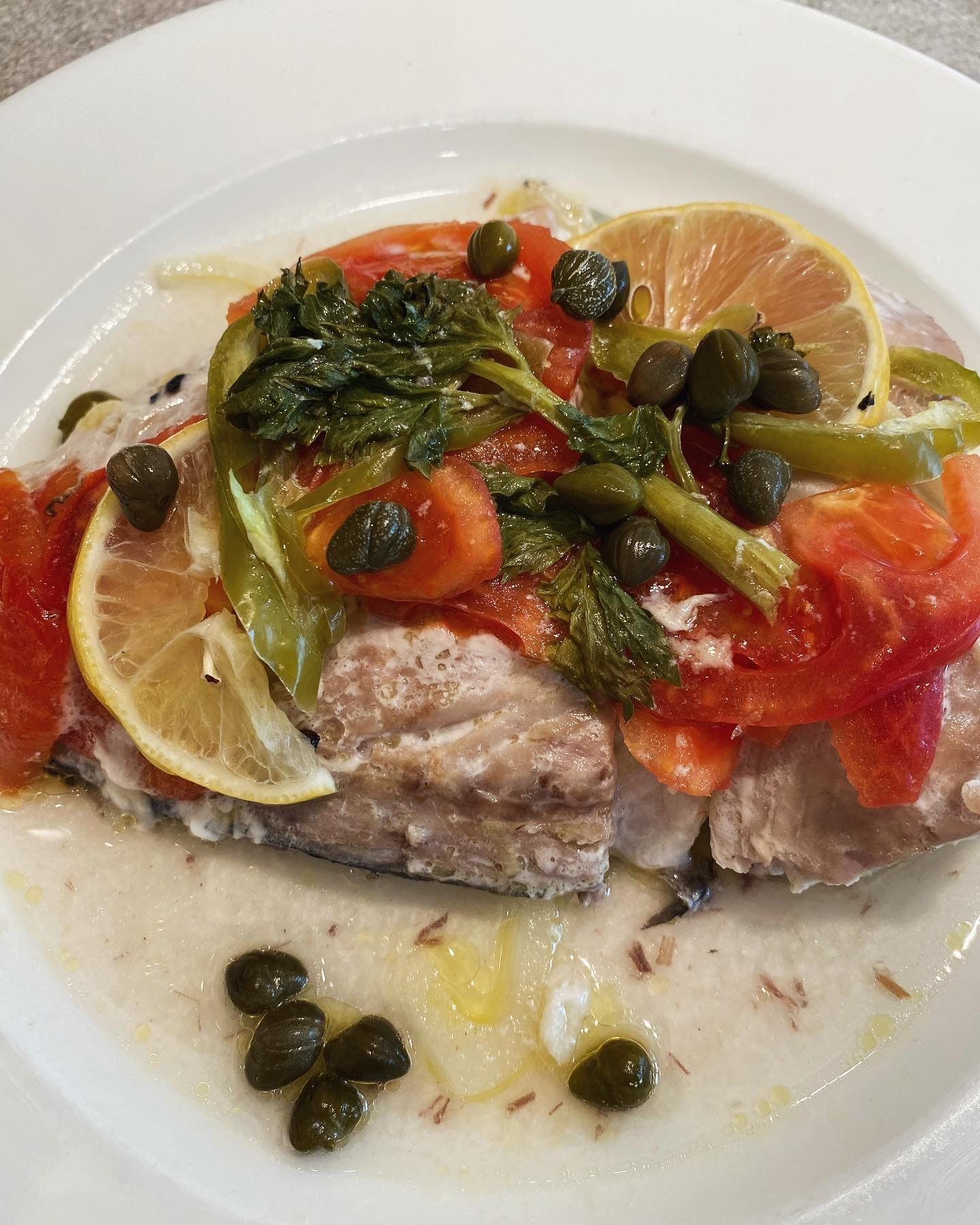 A carefully presented dish from Karaköy Lokantası