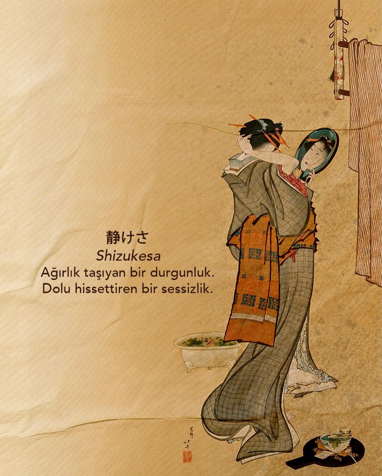 Konoha mutfağından özenli bir tabak