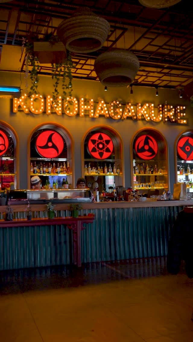 Konoha restoranının atmosferi
