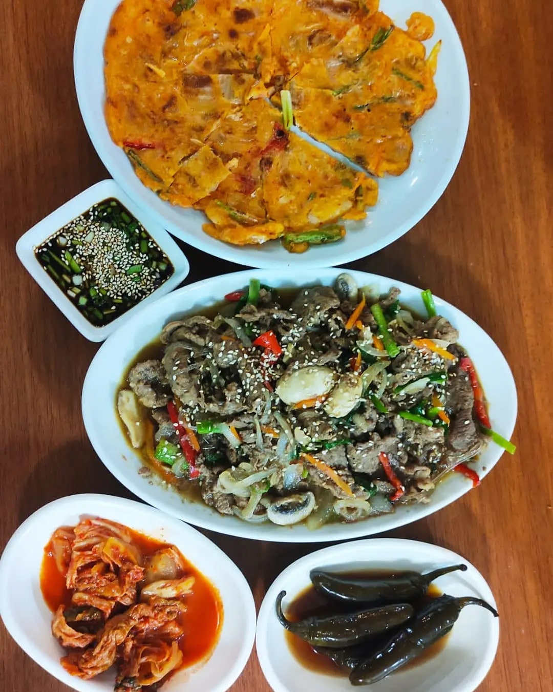 A view from Korecan Korean Restaurant