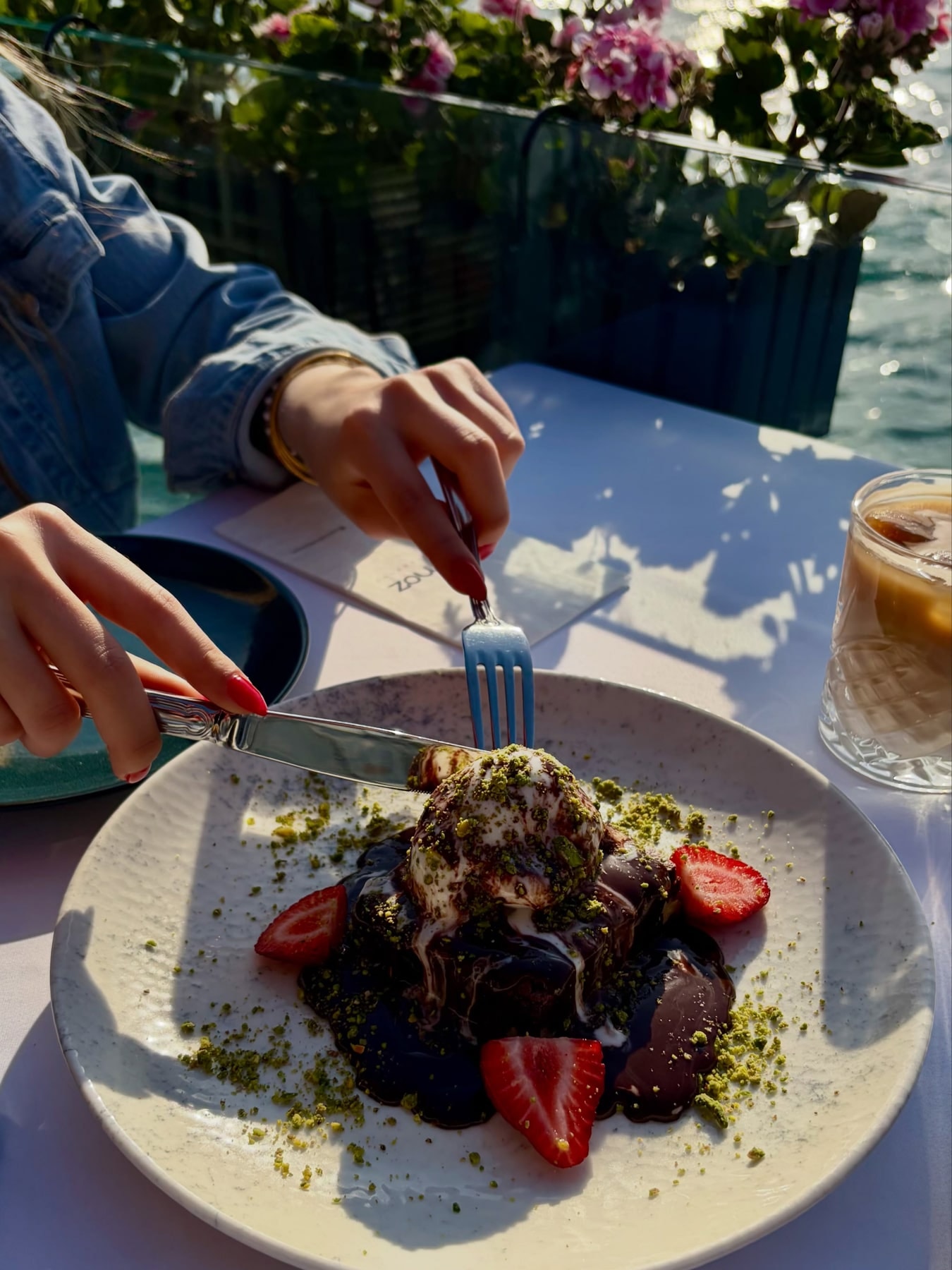 A carefully presented dish from Kuleli Yakamoz