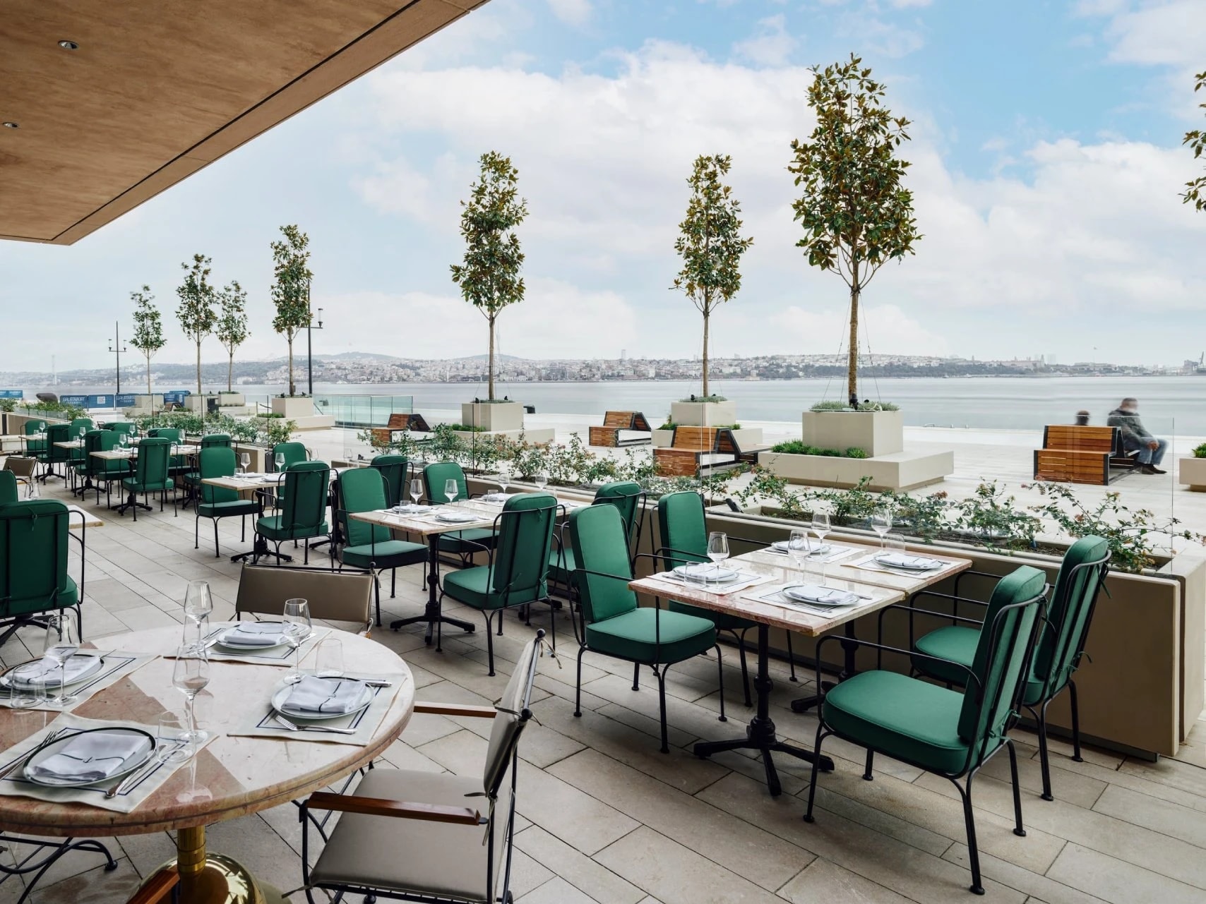 Interior and atmosphere at Liman İstanbul