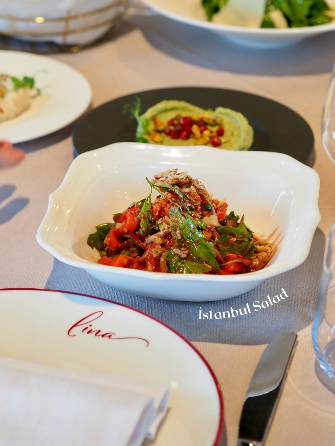 Signature presentation from Lina Anatolian Kitchen