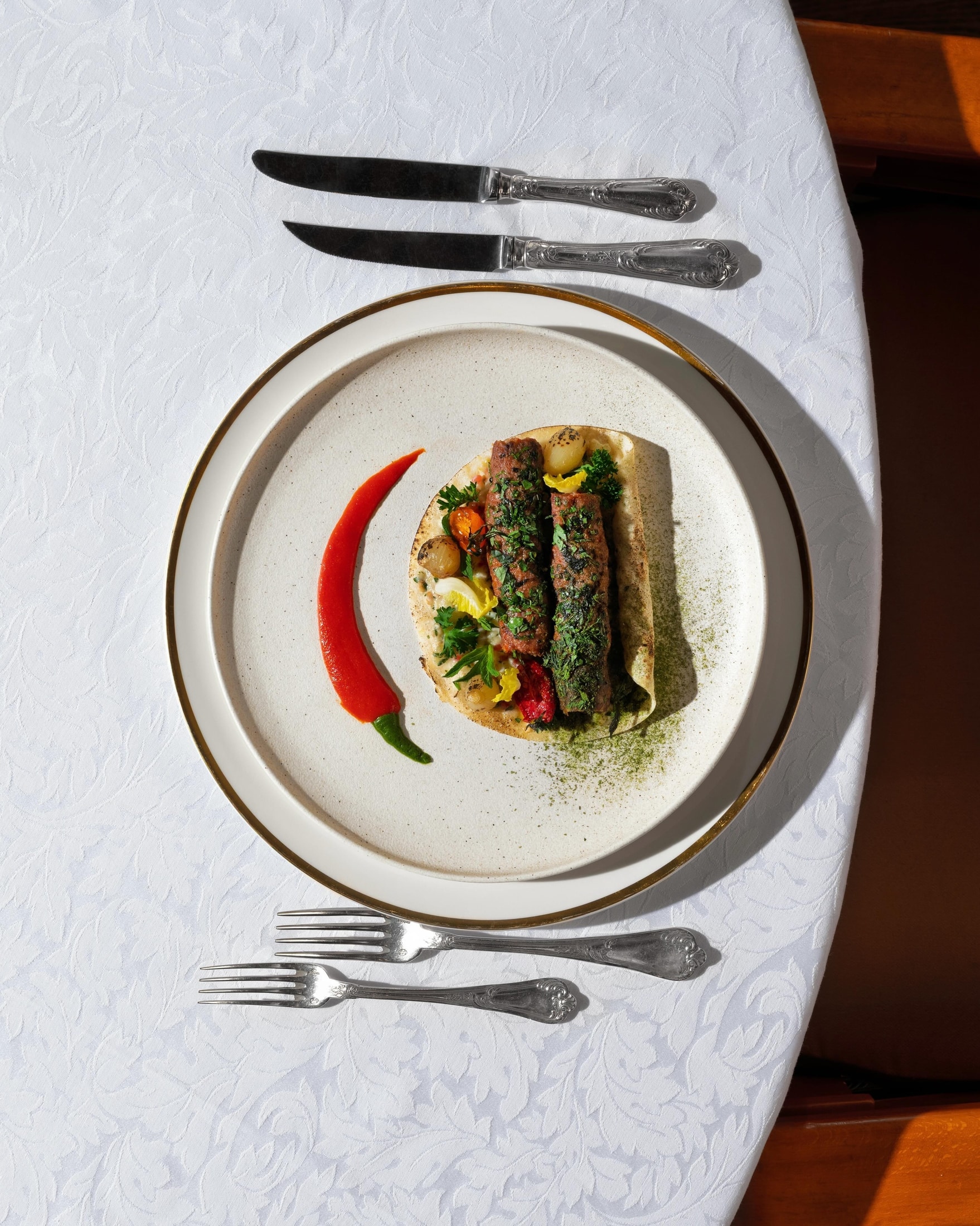 A carefully presented dish from Lokanta by Divan