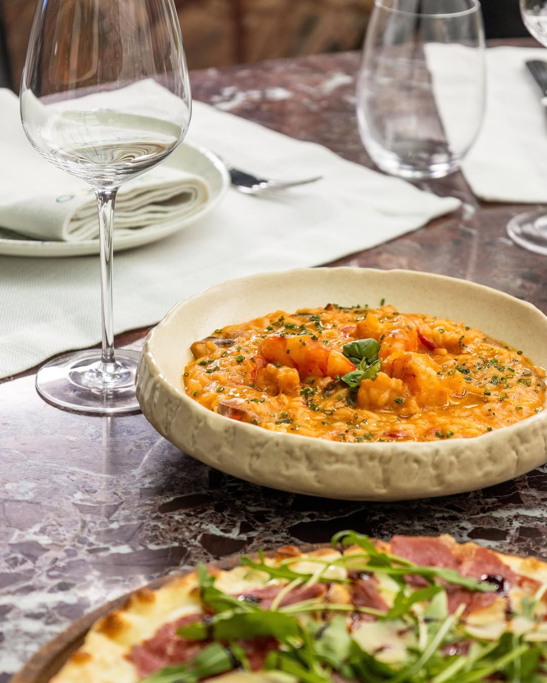 L'Olivetto mutfağından özenli bir tabak