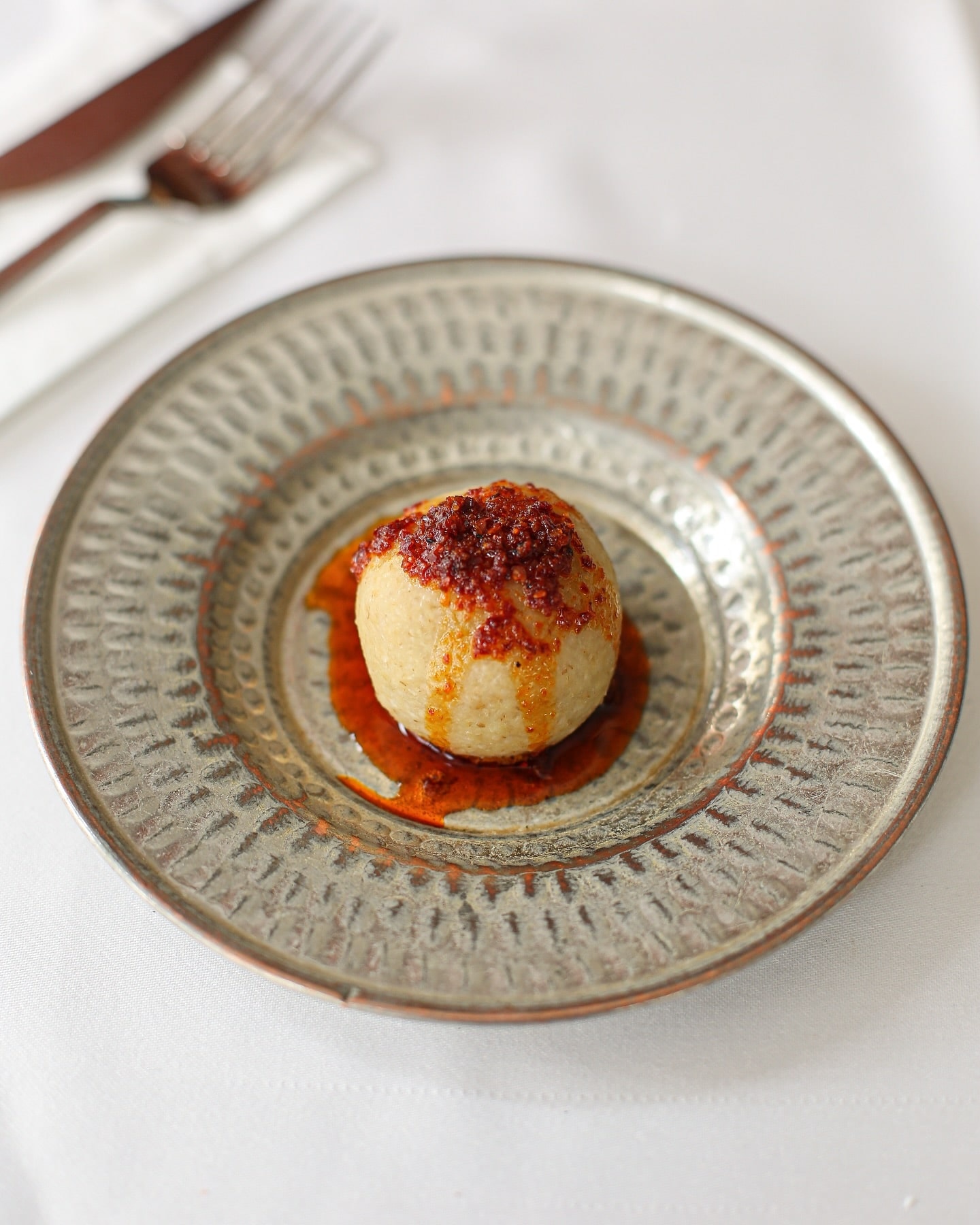 Mahir Lokantası: a traditional dish presentation