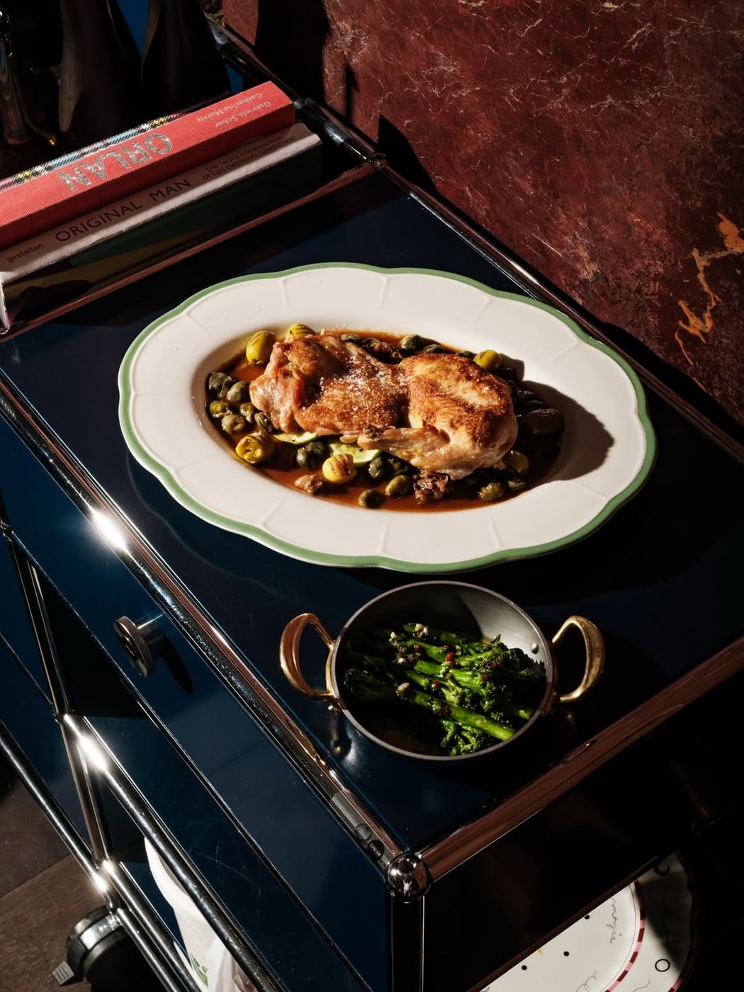 A carefully prepared dish from Maison Mariel