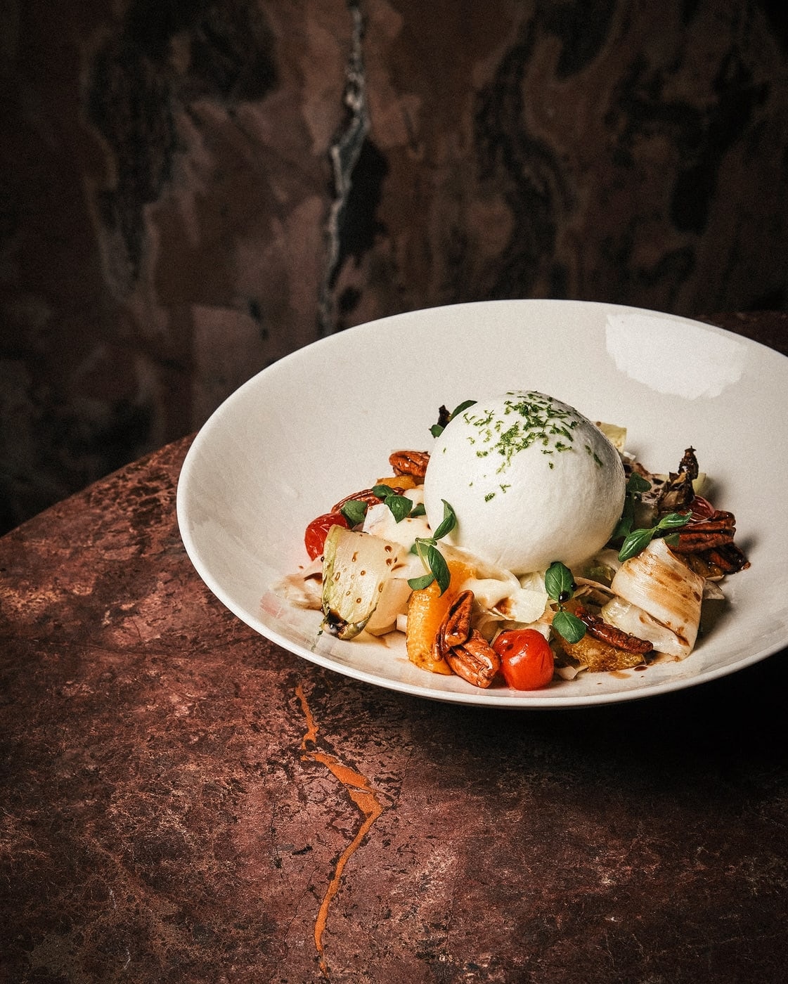 A carefully prepared dish from Manzé