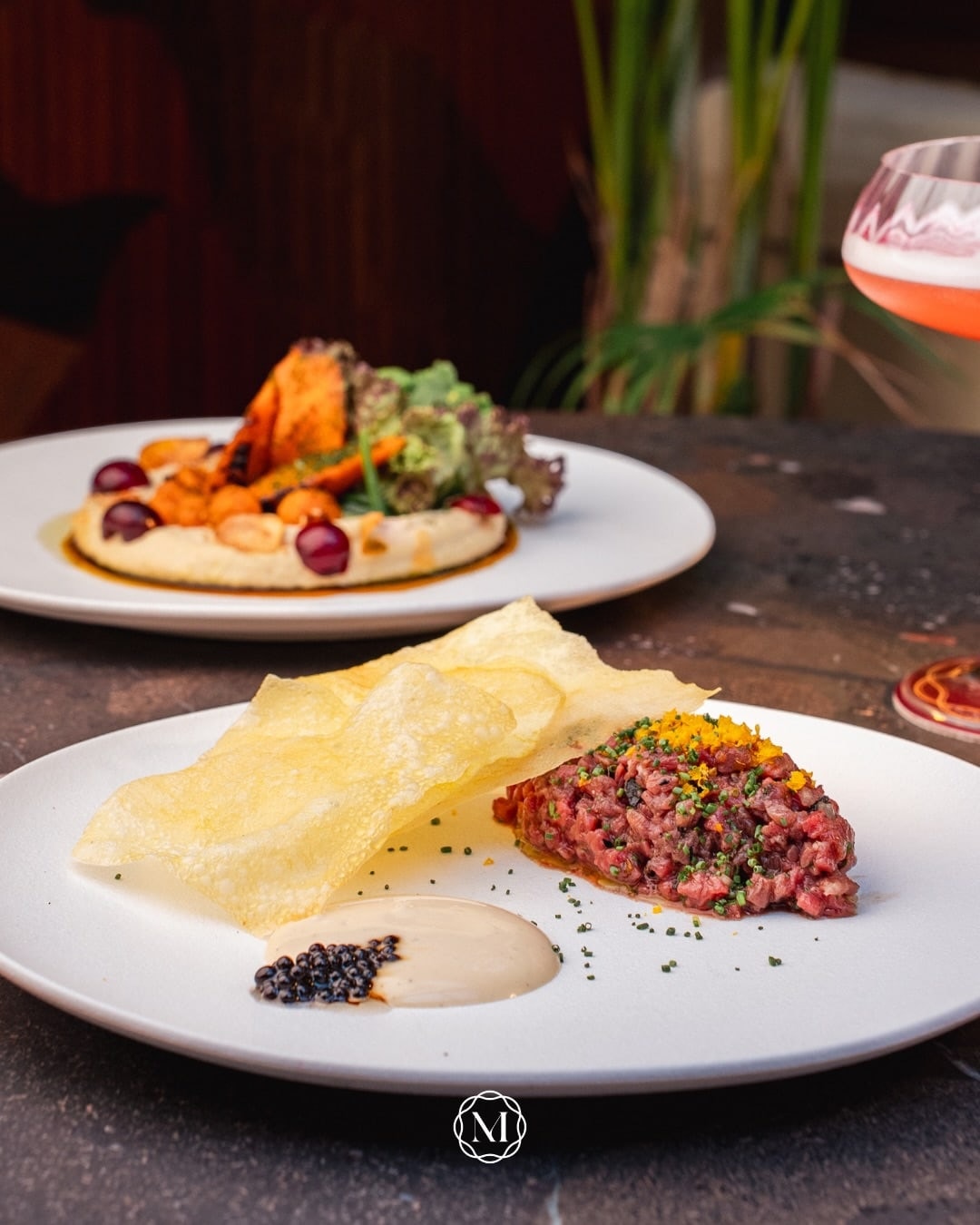 A carefully prepared dish from Manzé