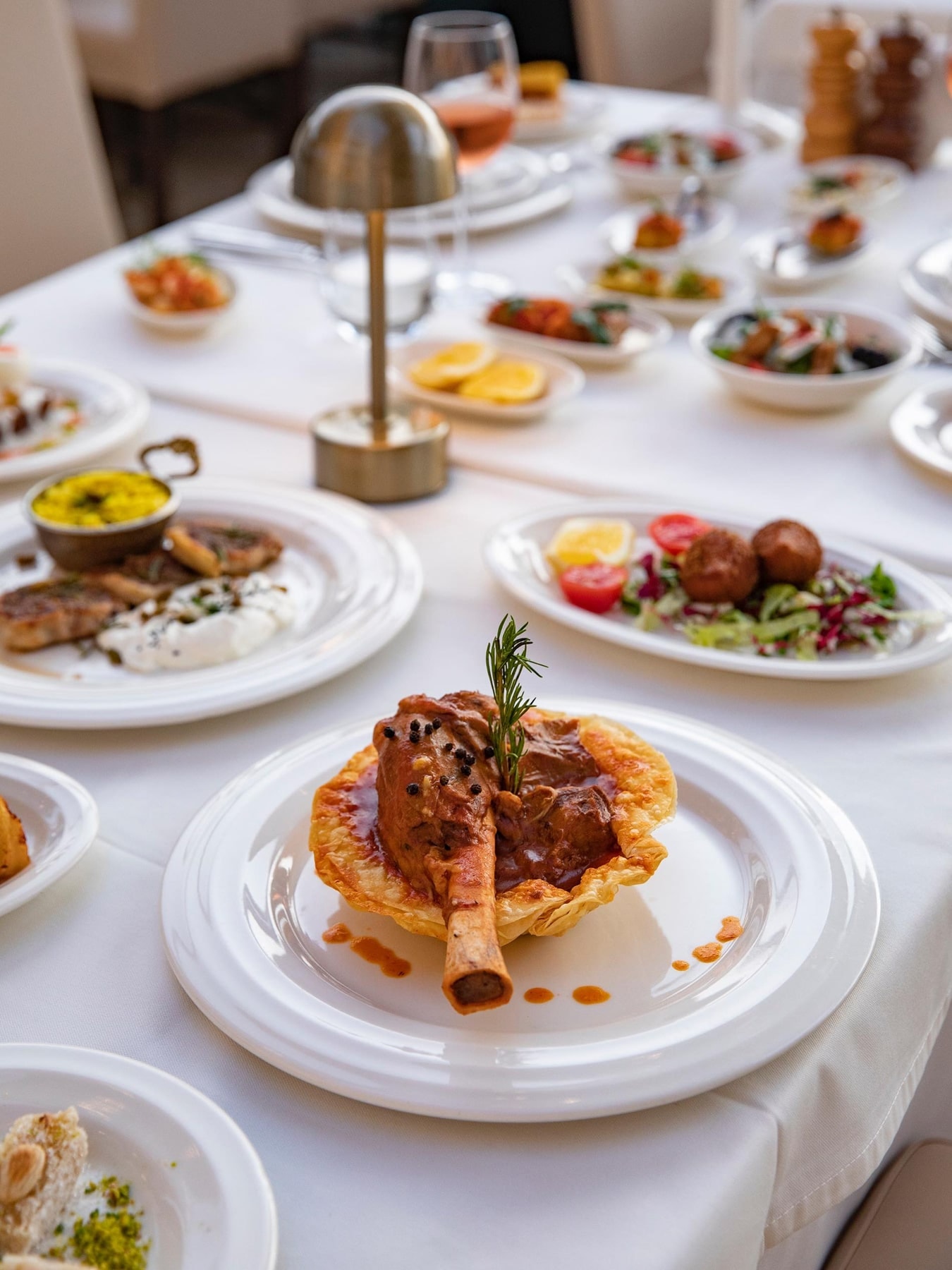 A meat dish from the Matbah kitchen