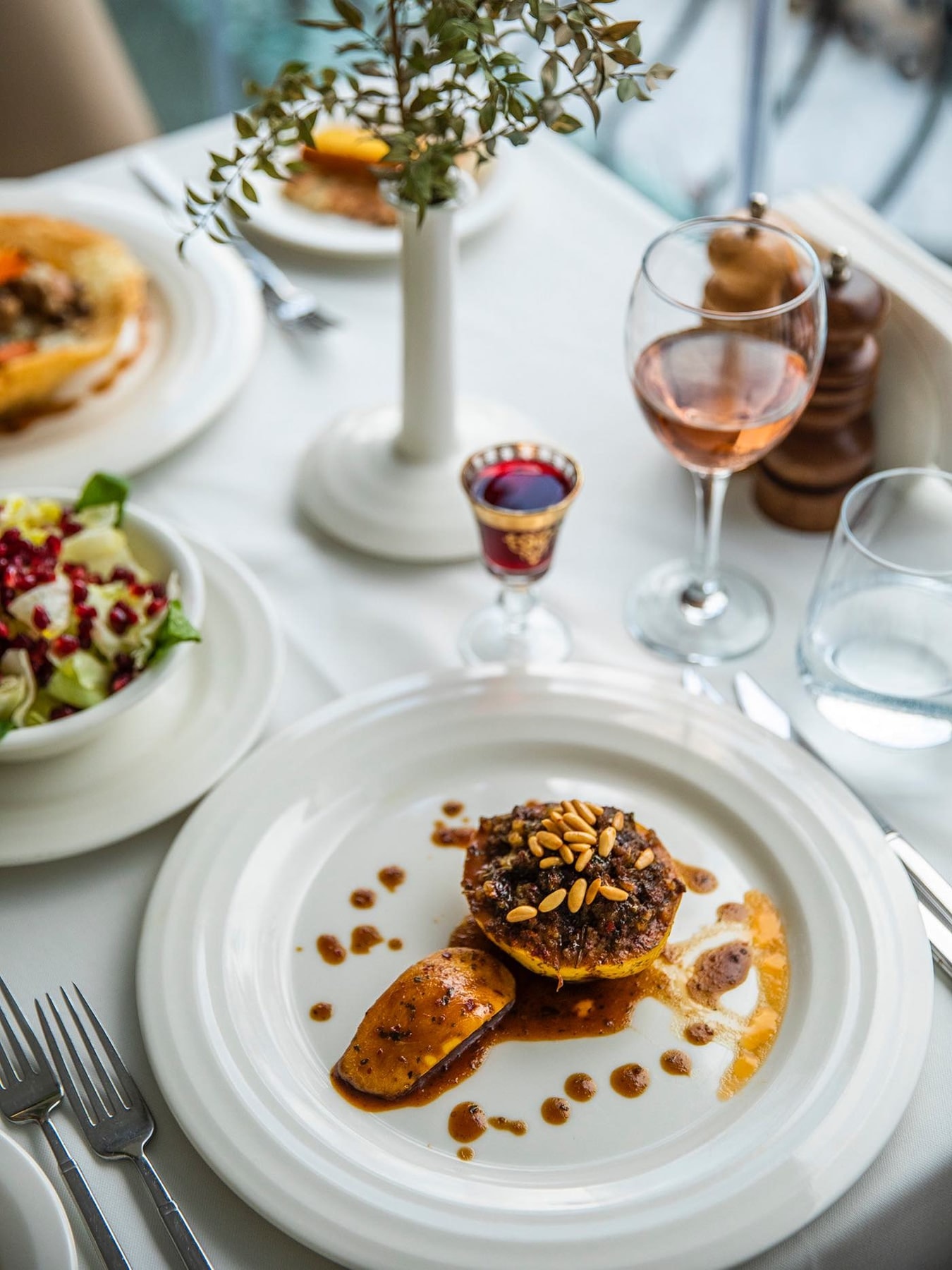 A refined dessert from the Matbah kitchen