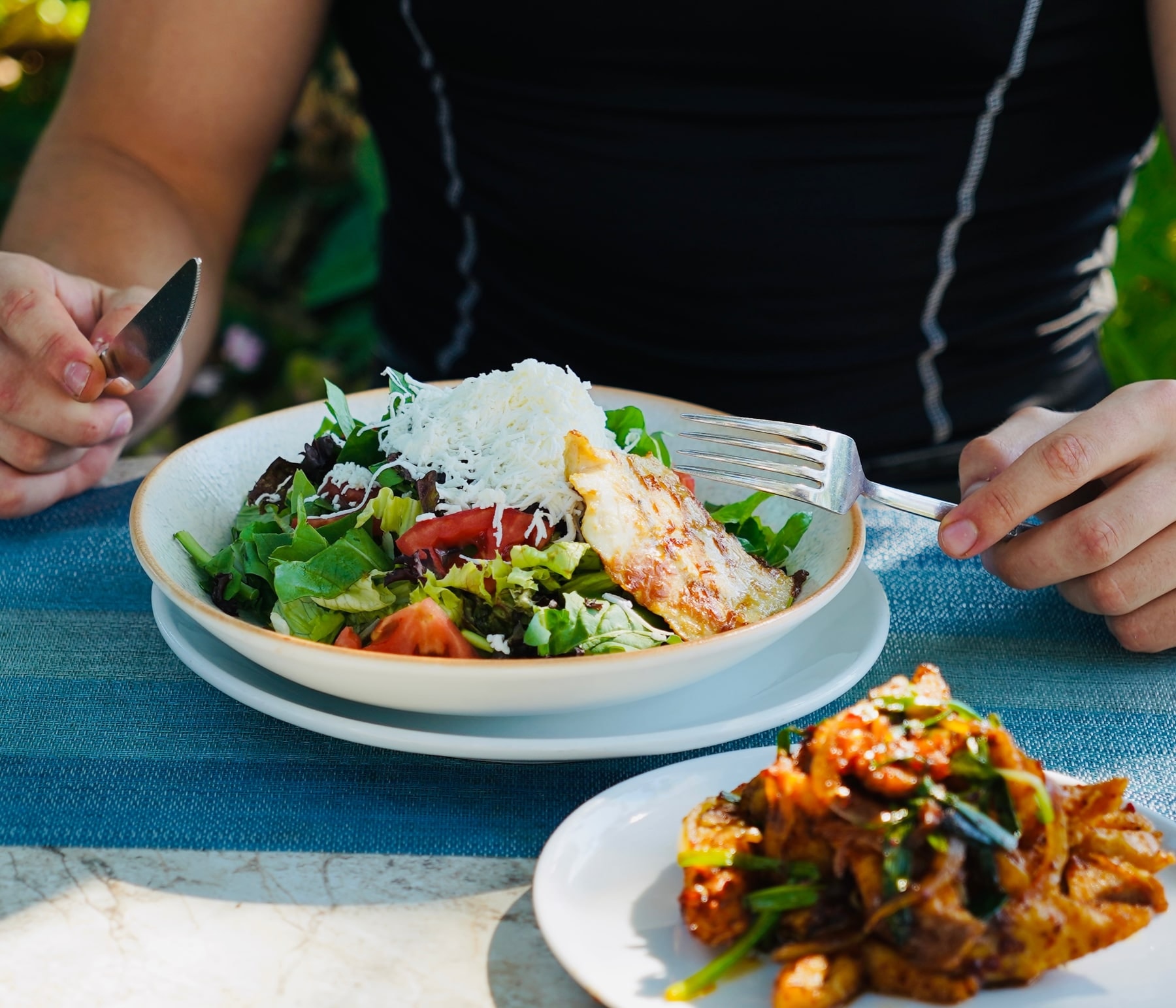 A carefully presented dish from Mavi Sandal Balıkçısı