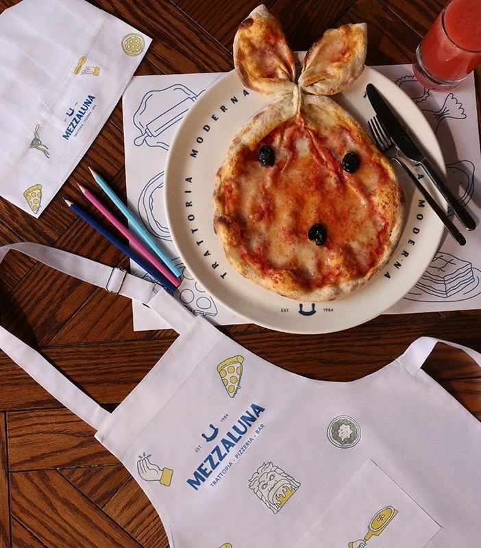 A carefully presented dish from Mezzaluna Galataport