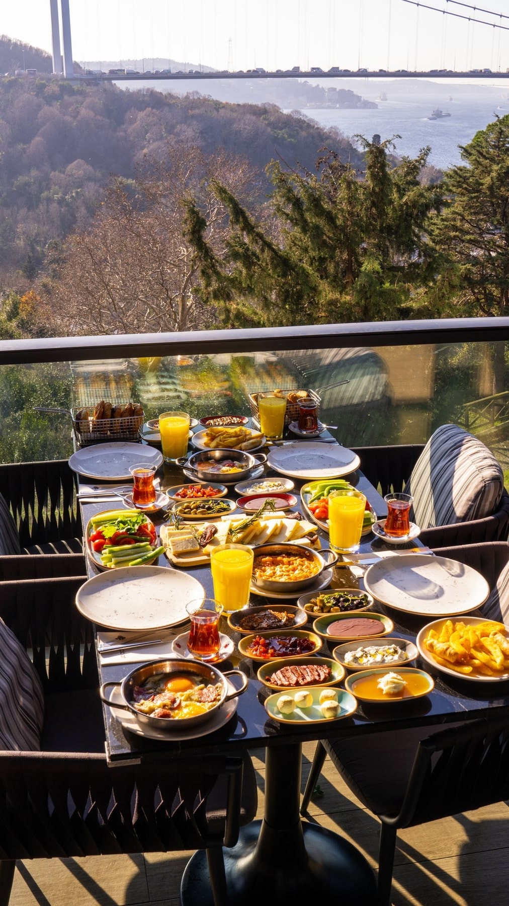 Mihrabat Korusu: the outdoor dining area