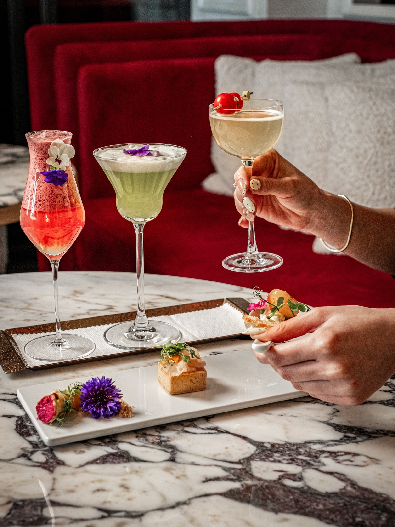 Monteverdi Ristorante mutfağından özenli bir tabak sunumu