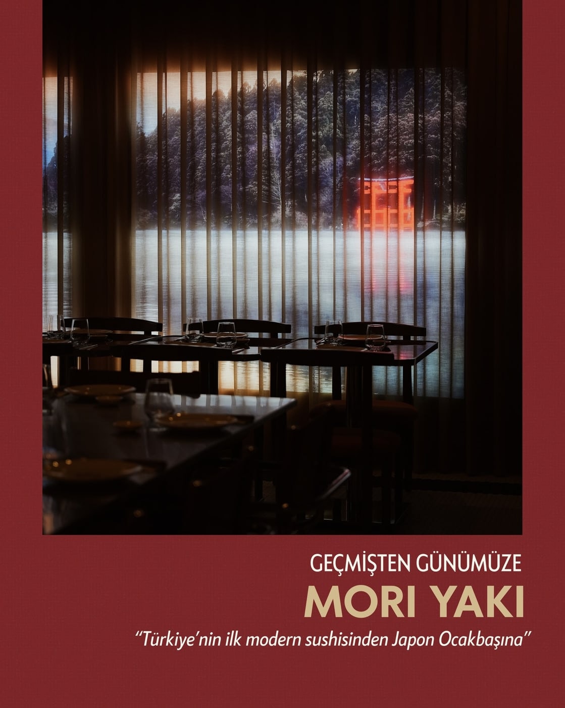 Mori Yaki mutfağından özenle hazırlanmış bir lezzet