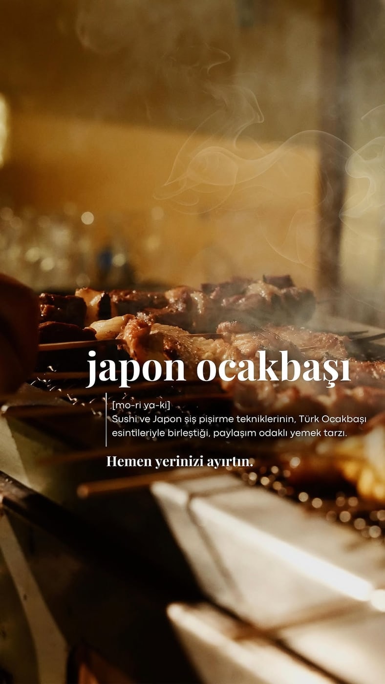 Mori Yaki mutfağından özenle hazırlanmış bir lezzet