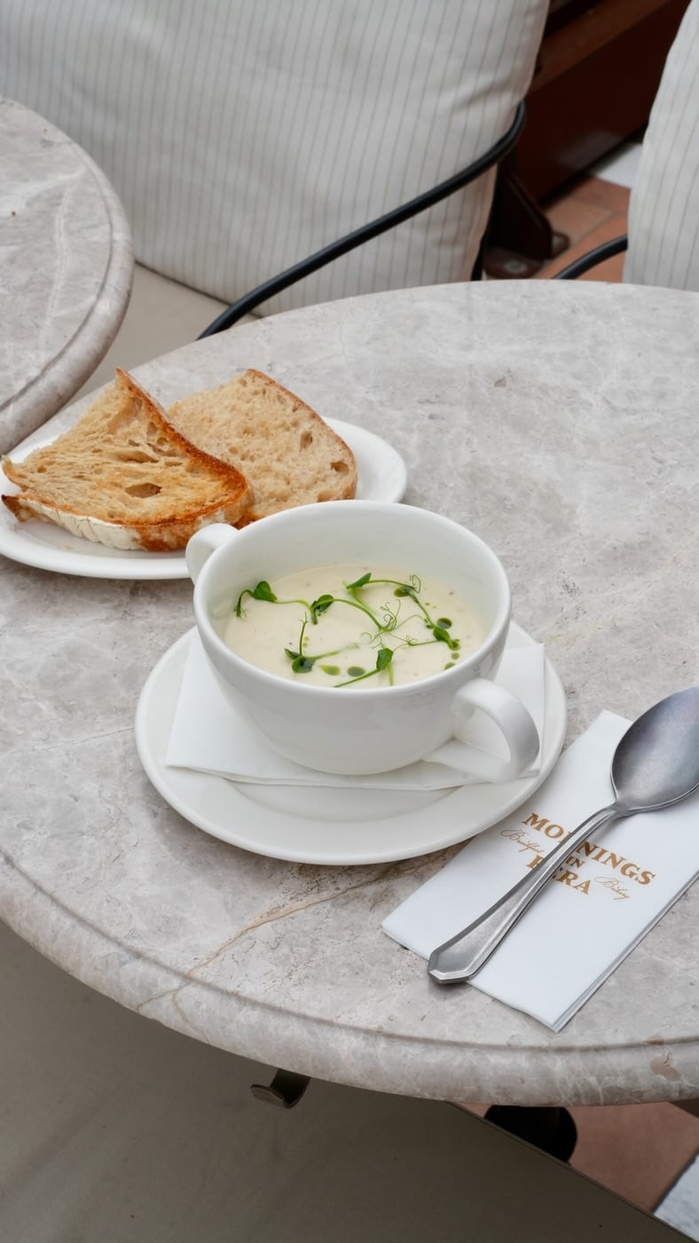 A carefully prepared dish from Mornings in Pera