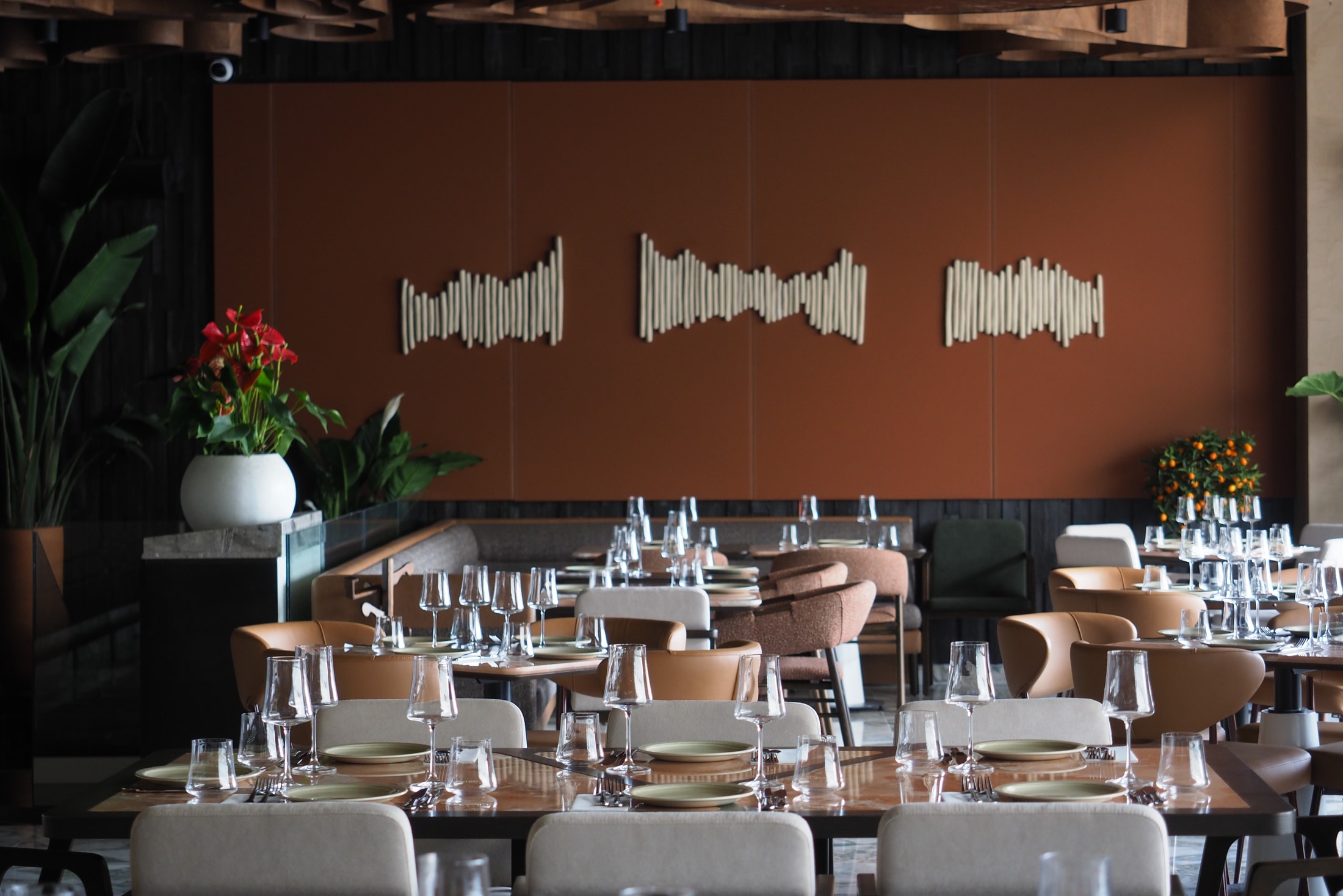 Interior and atmosphere at Muutto Galataport