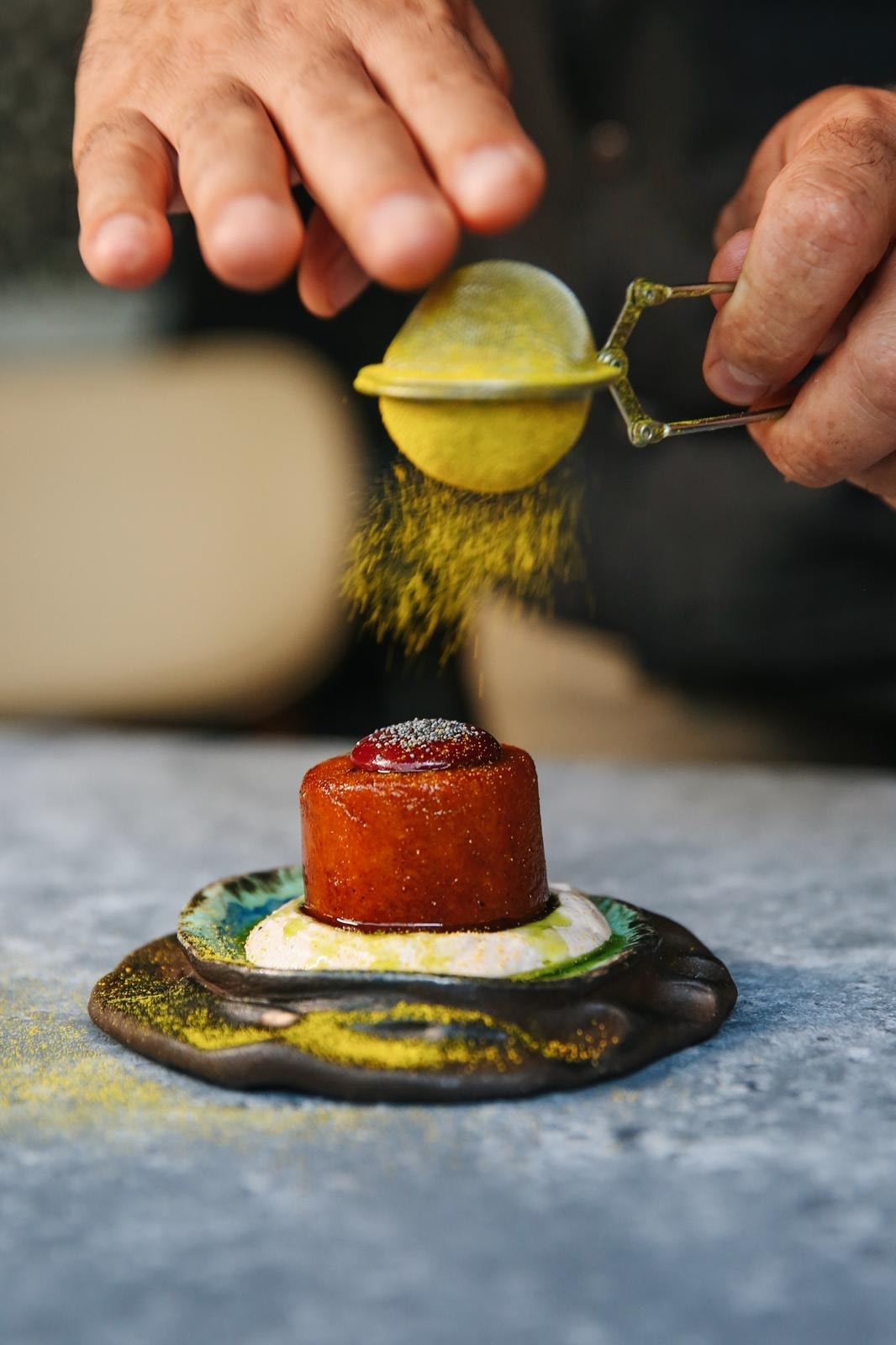 A carefully presented dish from Muutto Galataport
