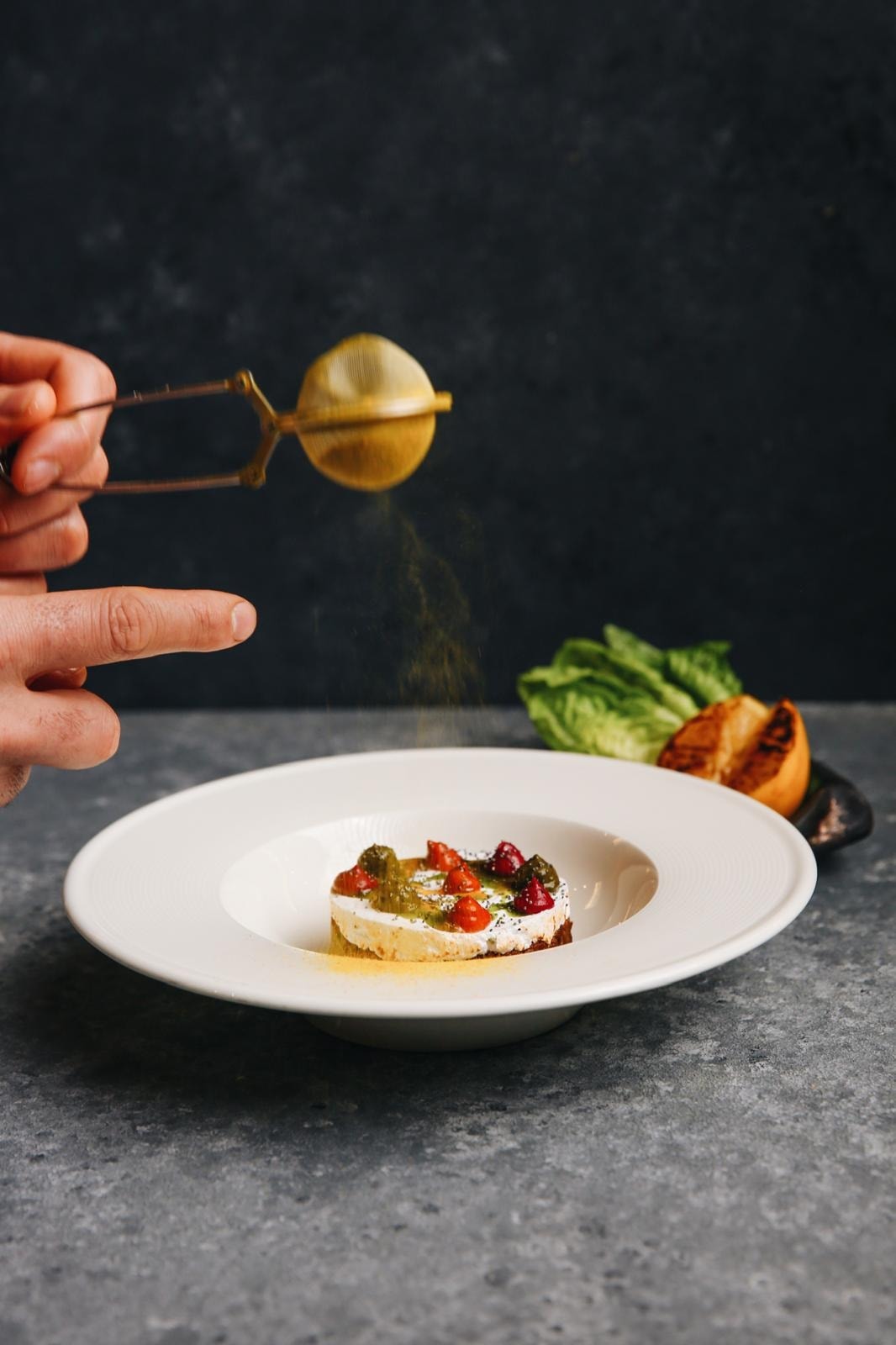 A carefully presented dish from Muutto Galataport