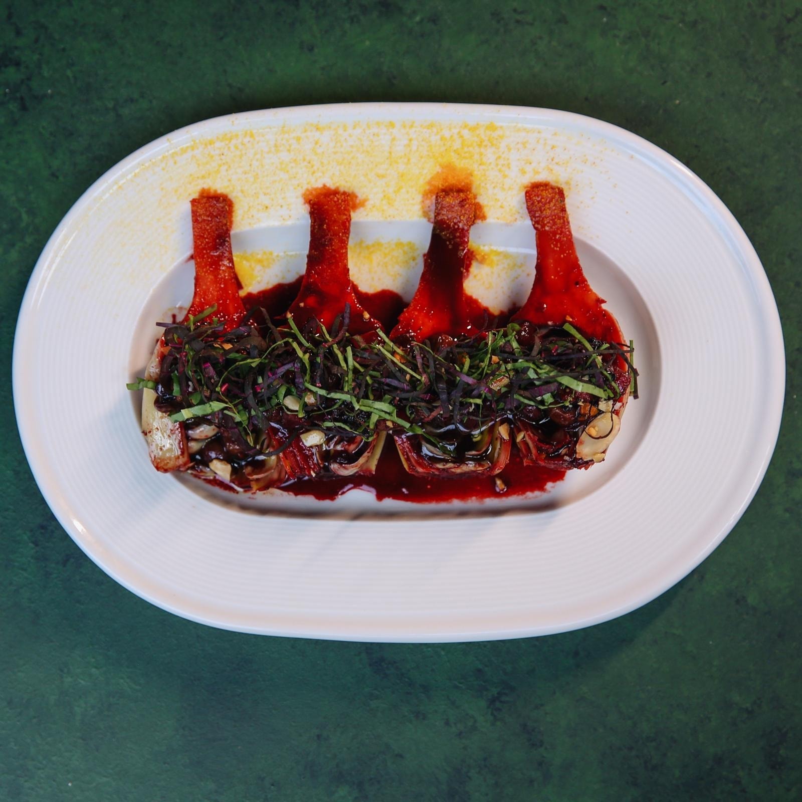 A carefully presented dish from Muutto Galataport