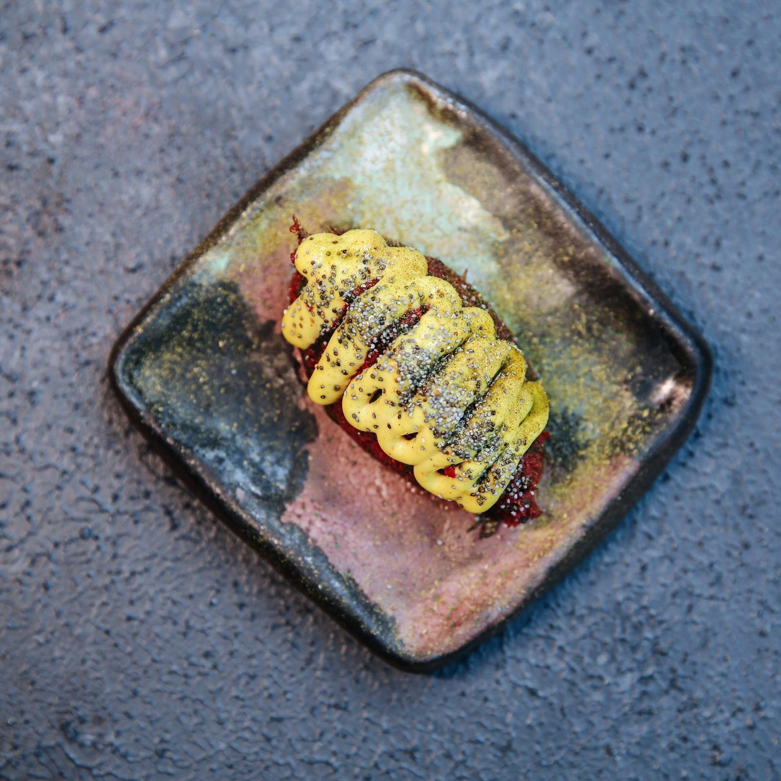 A carefully presented dish from Muutto Galataport