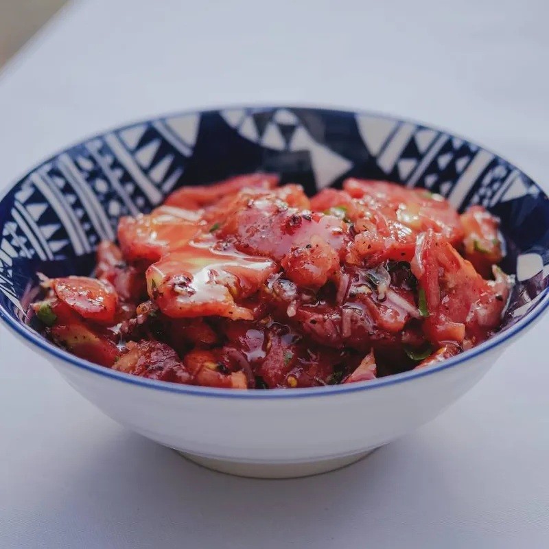 A carefully presented dish from Nazende Cadde
