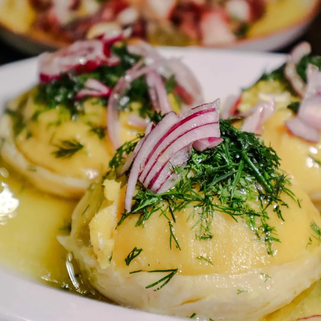 A carefully presented dish from Nazende Cadde