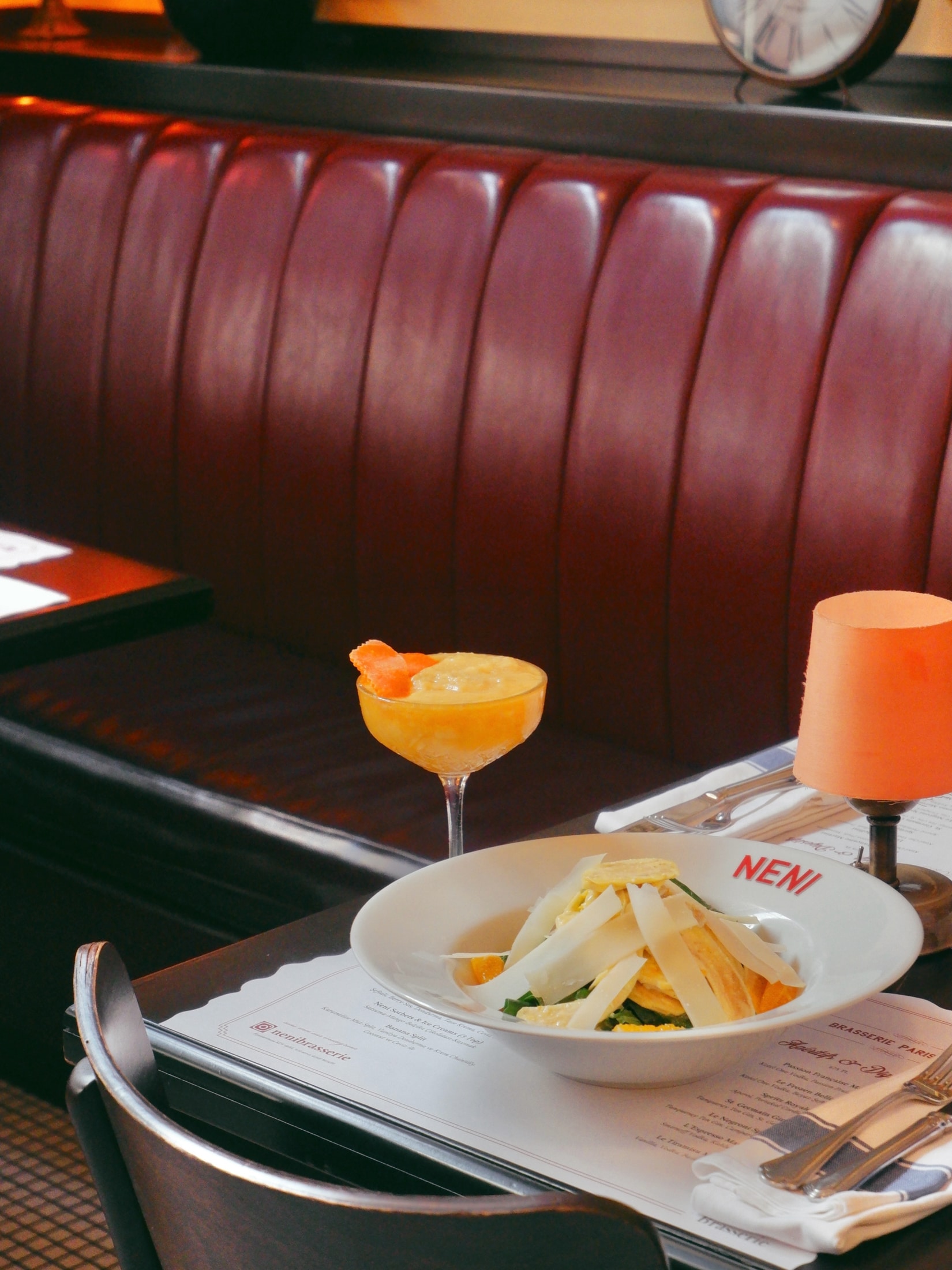 A carefully presented dish from Neni Brasserie