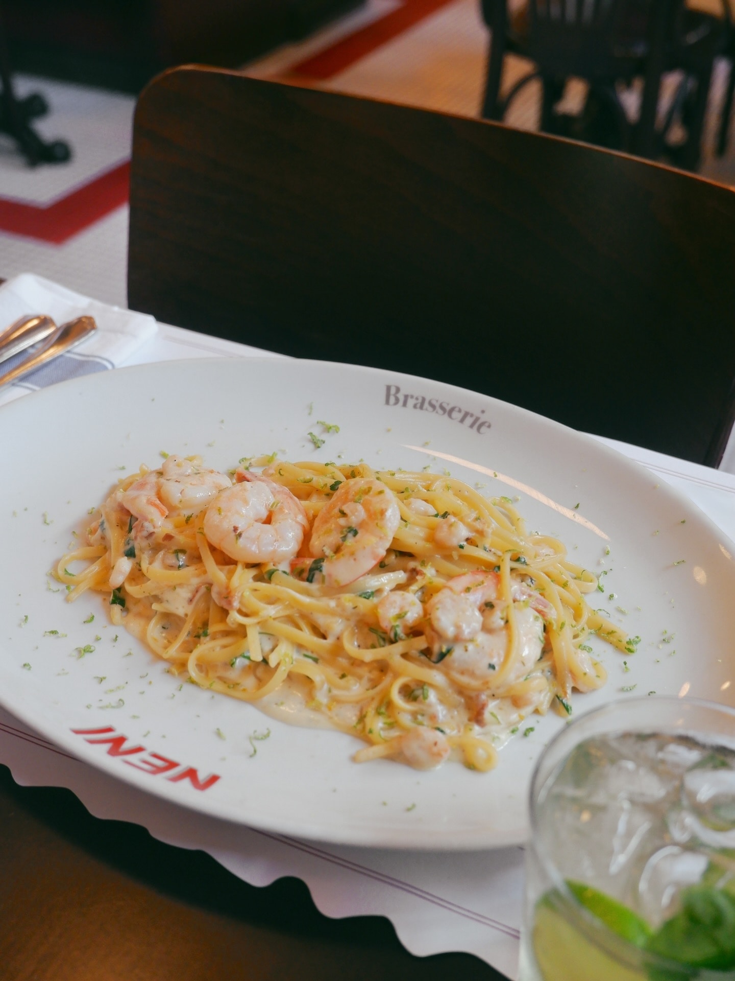 A carefully presented dish from Neni Brasserie