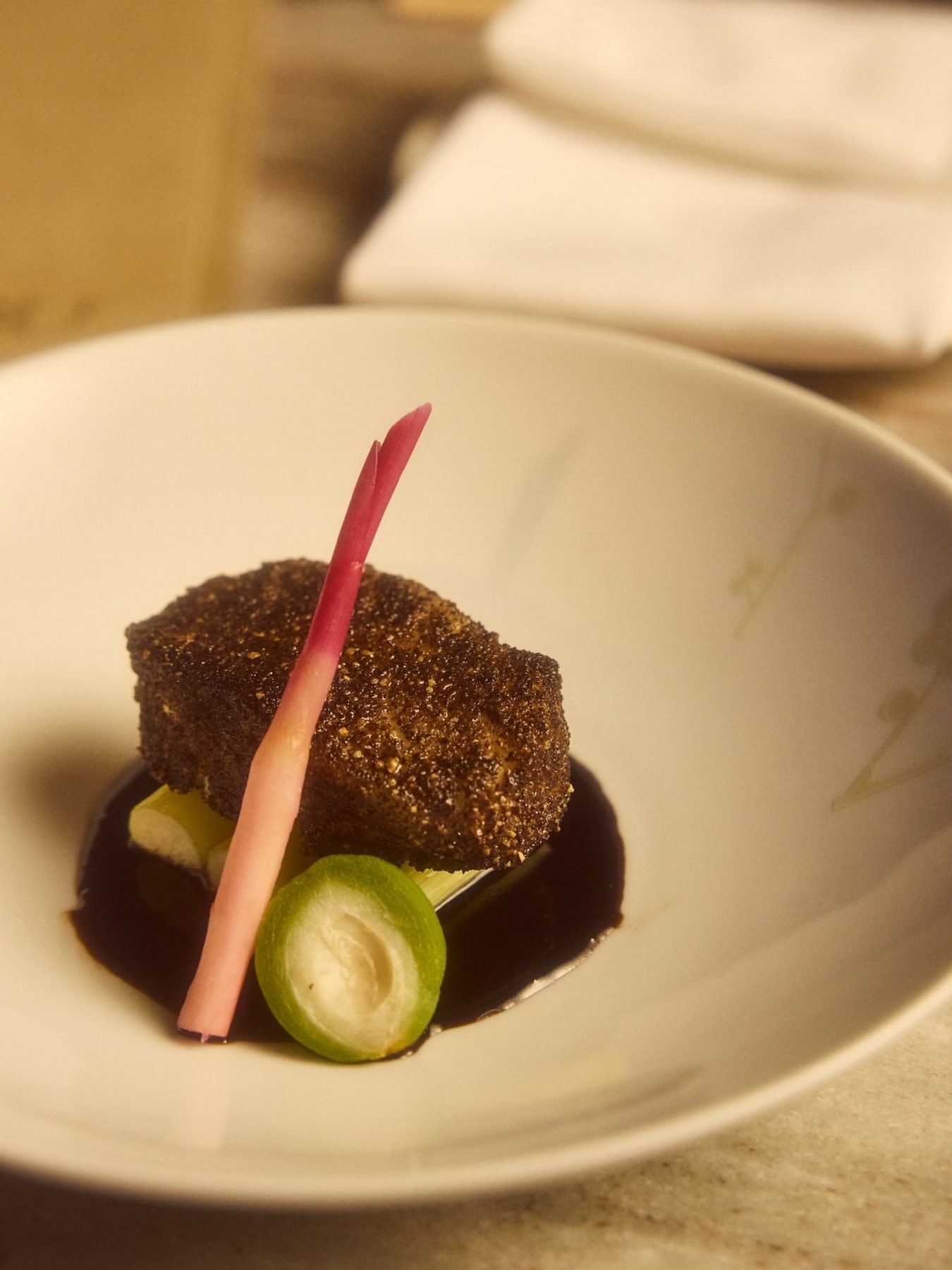 Nobu Istanbul: a signature dish presentation