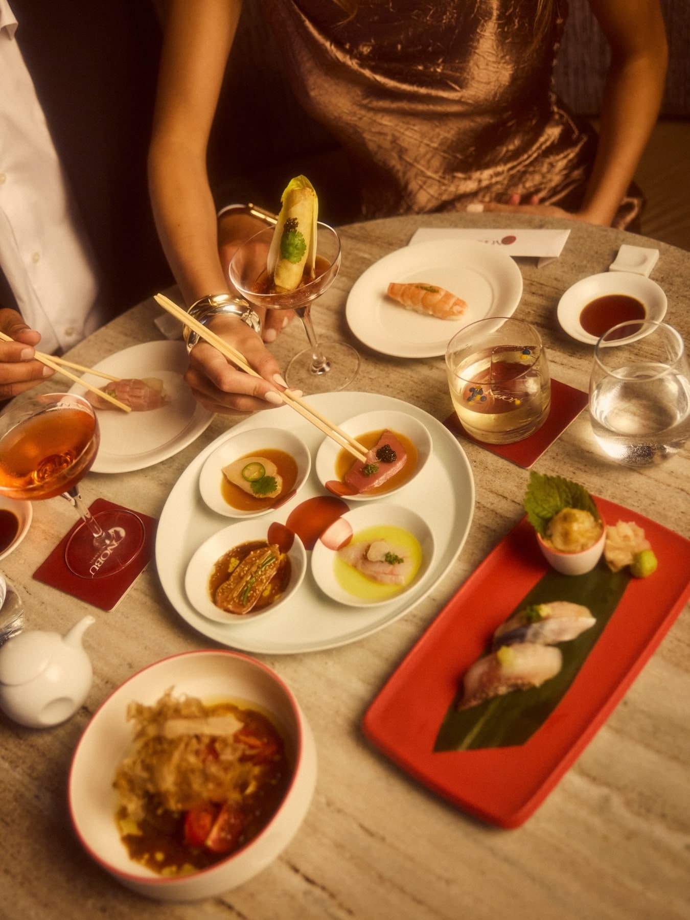 Nobu Istanbul: a dish from the kitchen