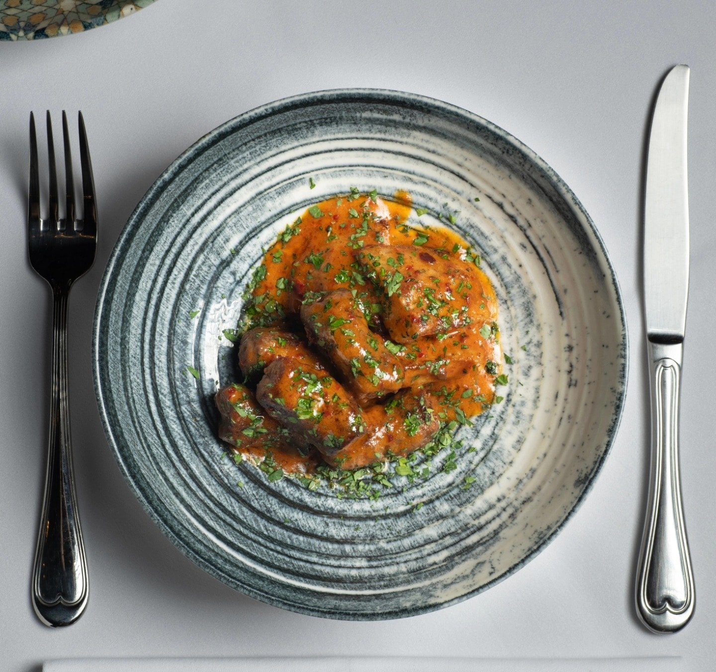 A carefully presented dish from OCAK Restaurant