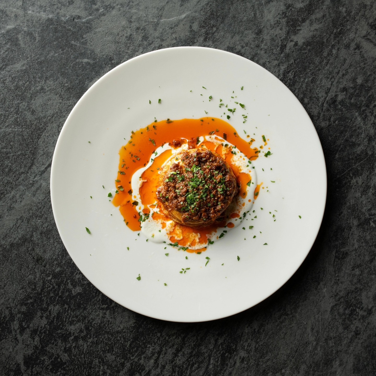 A carefully presented dish from OCAK Restaurant