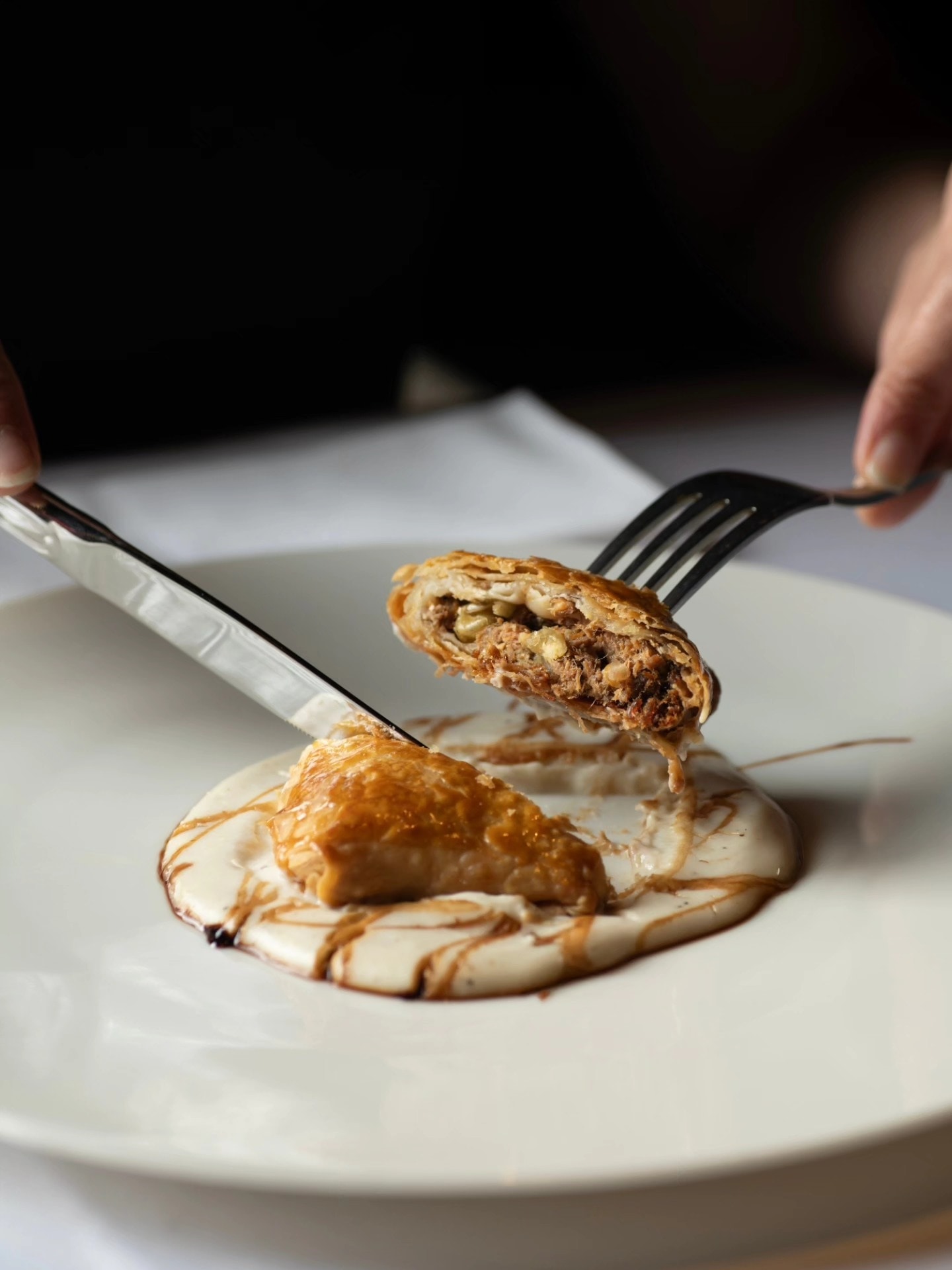 A carefully presented dish from OCAK Restaurant